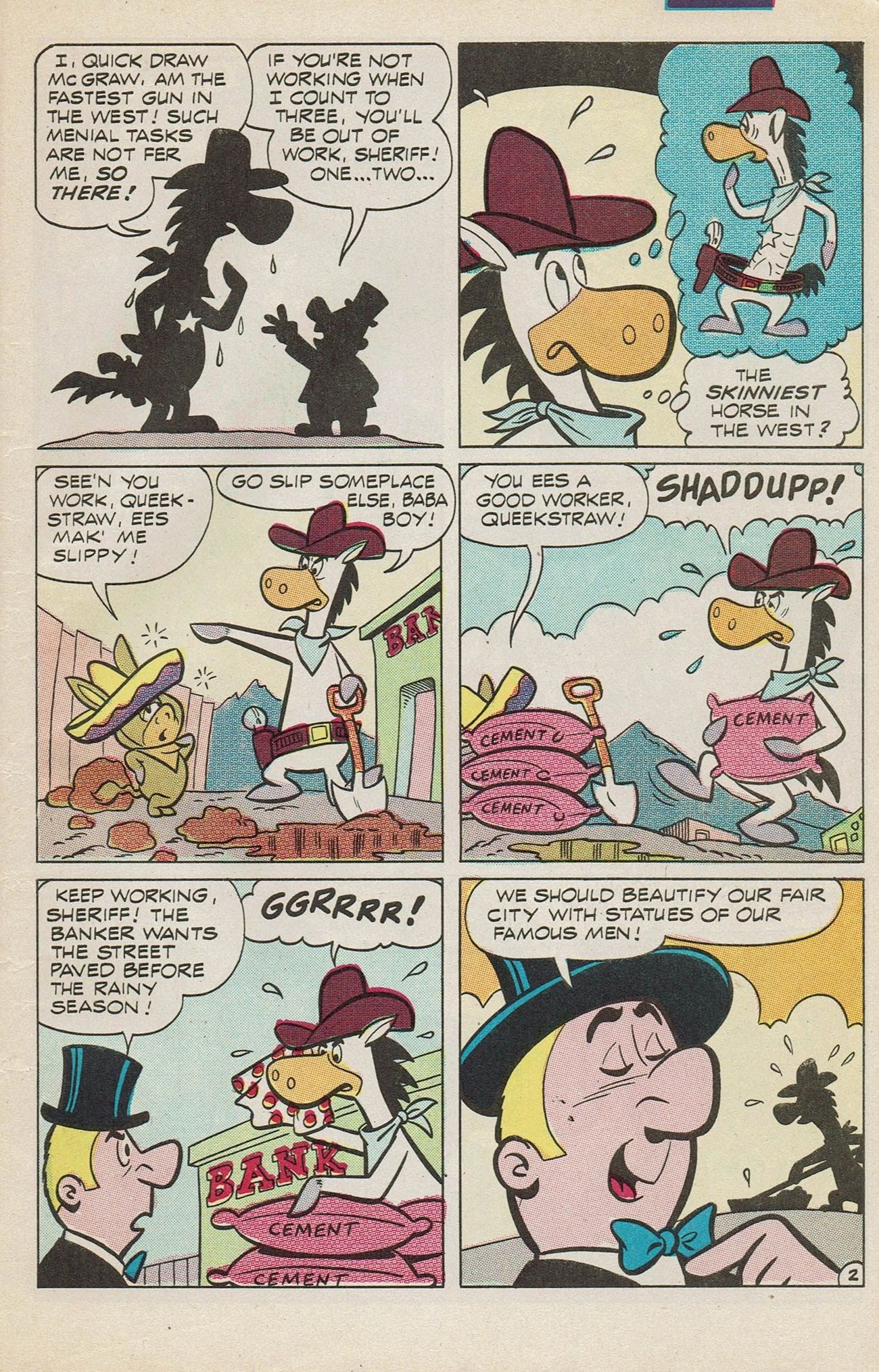 Read online Huckleberry Hound / Quick Draw McGraw Giant Size Flip Book comic -  Issue # Full - 5