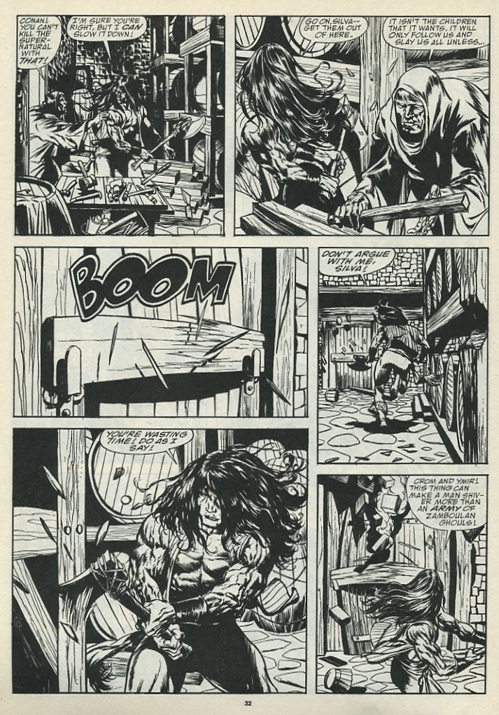 Read online The Savage Sword Of Conan comic -  Issue #185 - 34