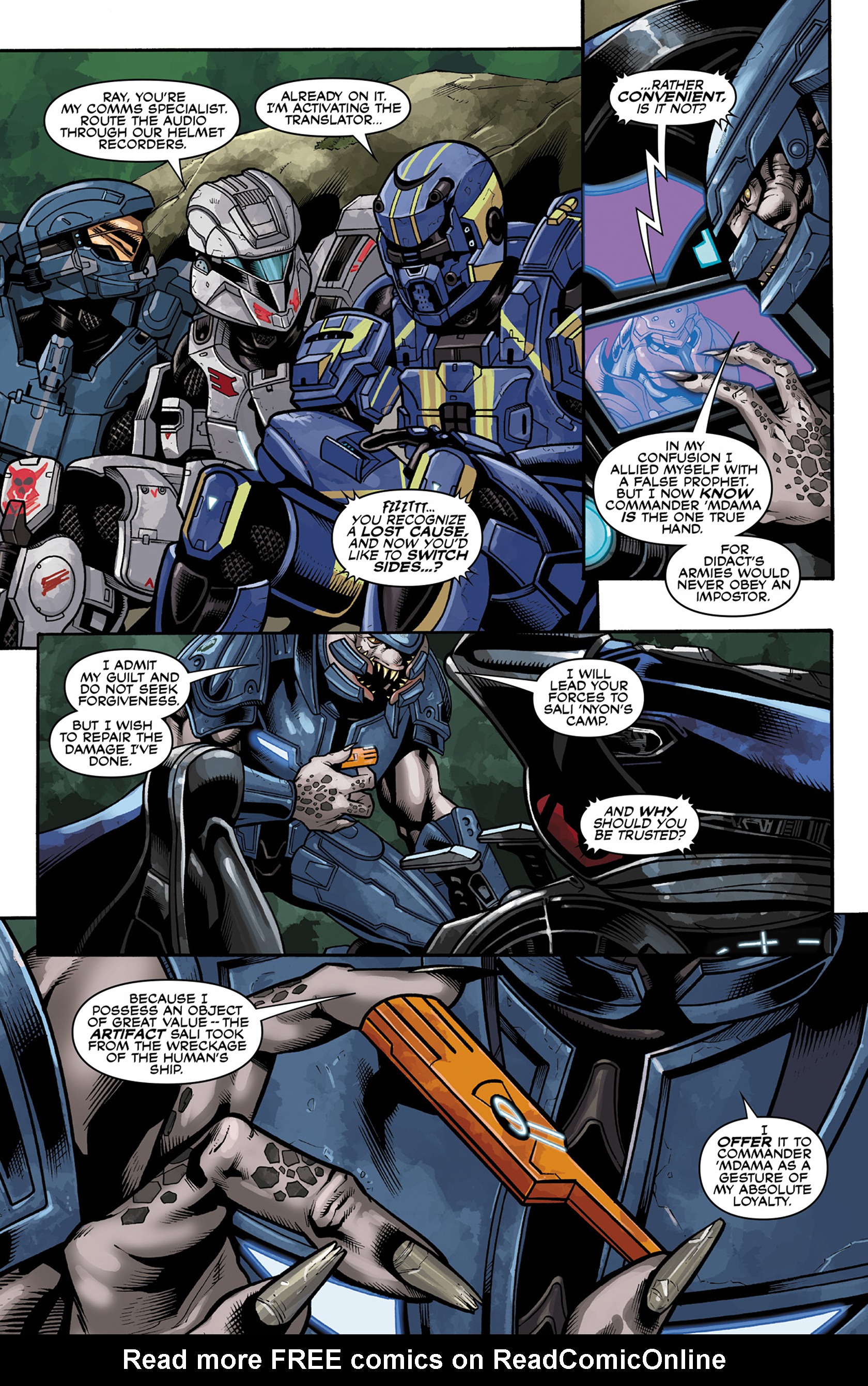 Read online Halo: Escalation comic -  Issue #15 - 22