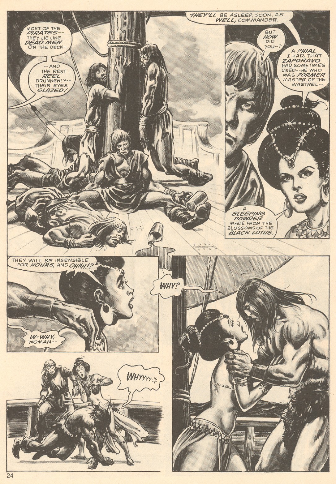 Read online The Savage Sword Of Conan comic -  Issue #67 - 24