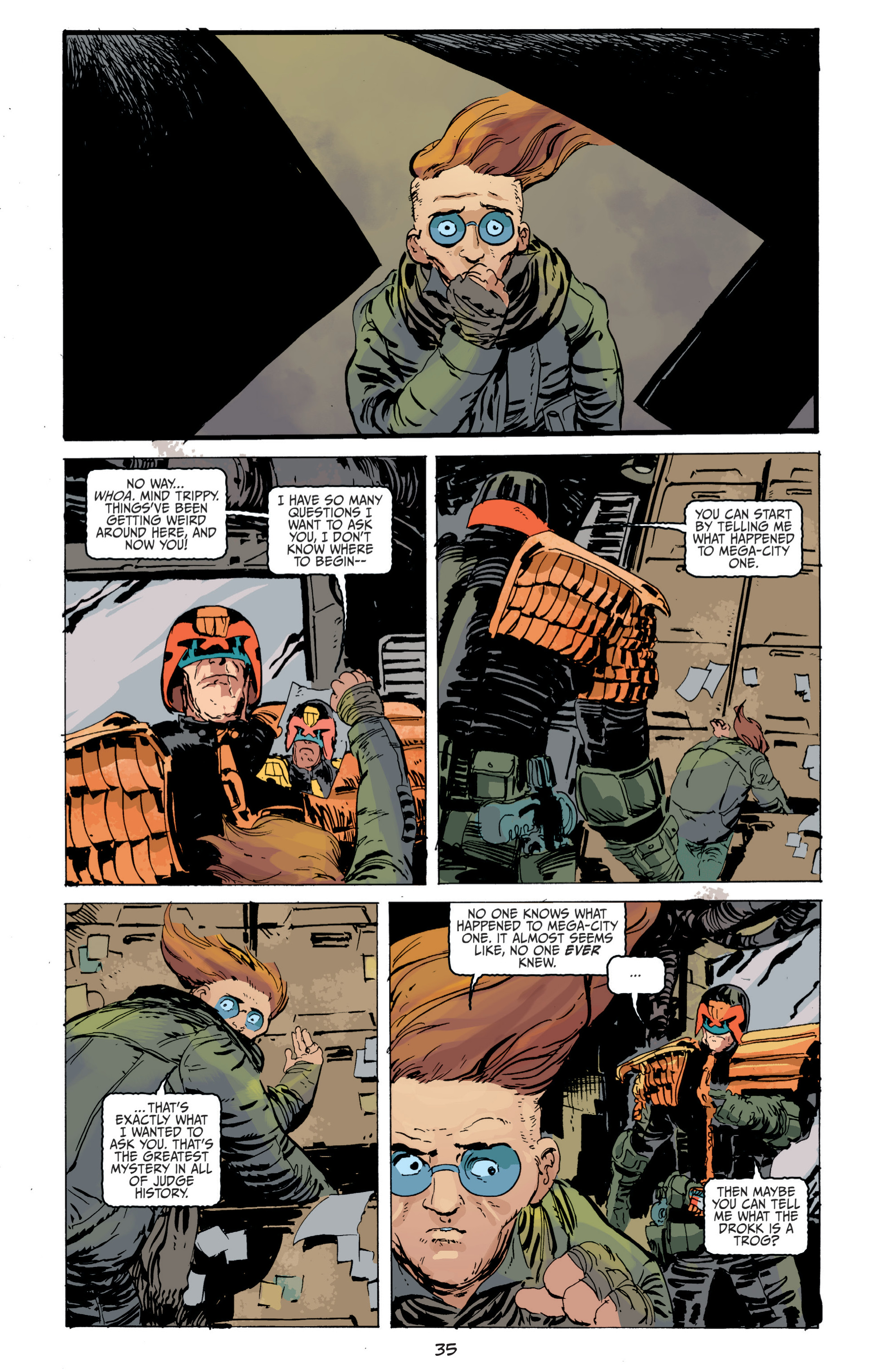 Read online Judge Dredd: Mega-City Zero comic -  Issue # TPB 1 - 35