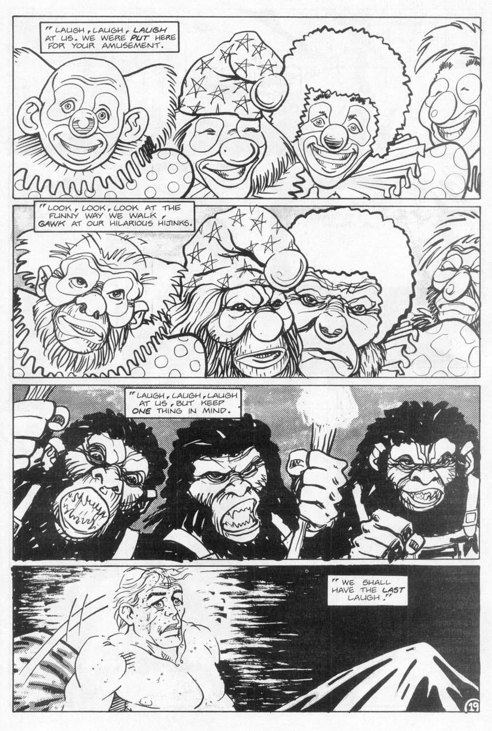 Read online Planet of the Apes (1990) comic -  Issue #19 - 21