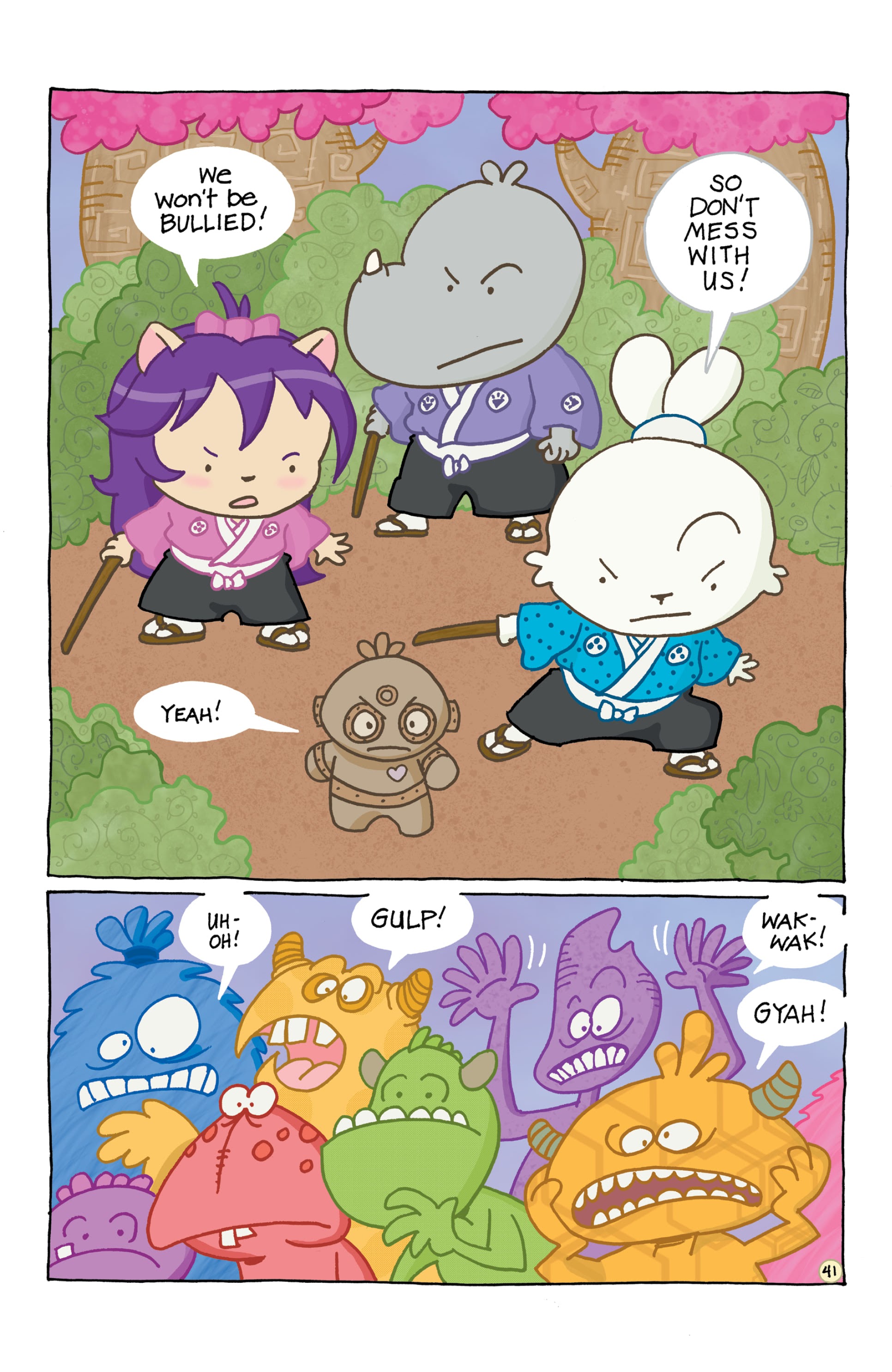 Read online Chibi-Usagi: Attack of the Heebie Chibis comic -  Issue # TPB - 45