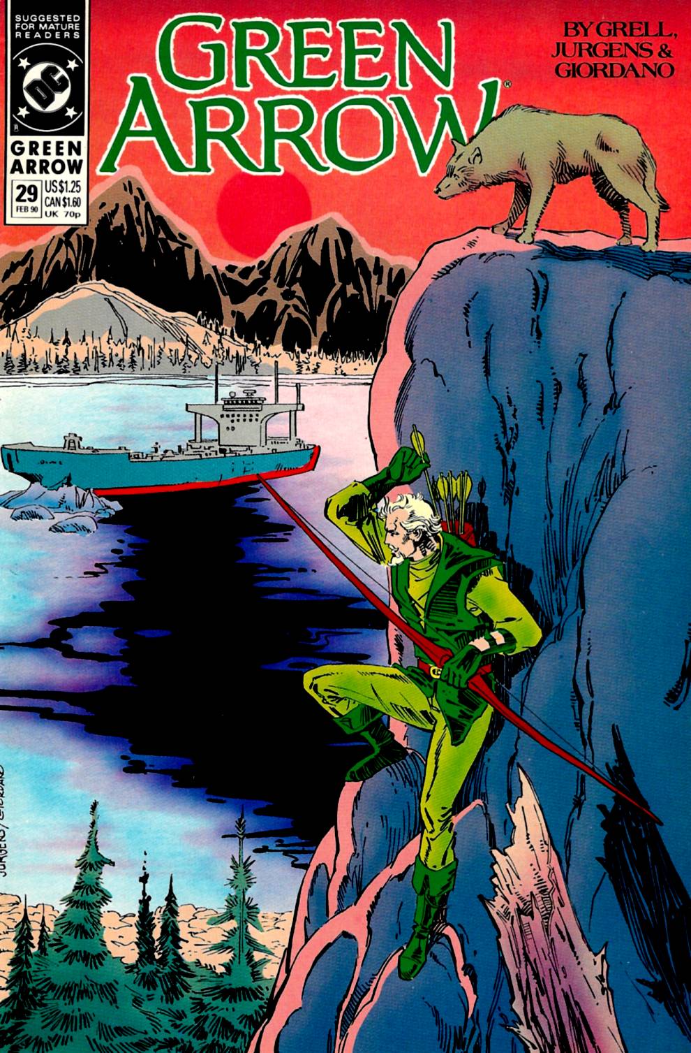 Read online Green Arrow (1988) comic -  Issue #29 - 1
