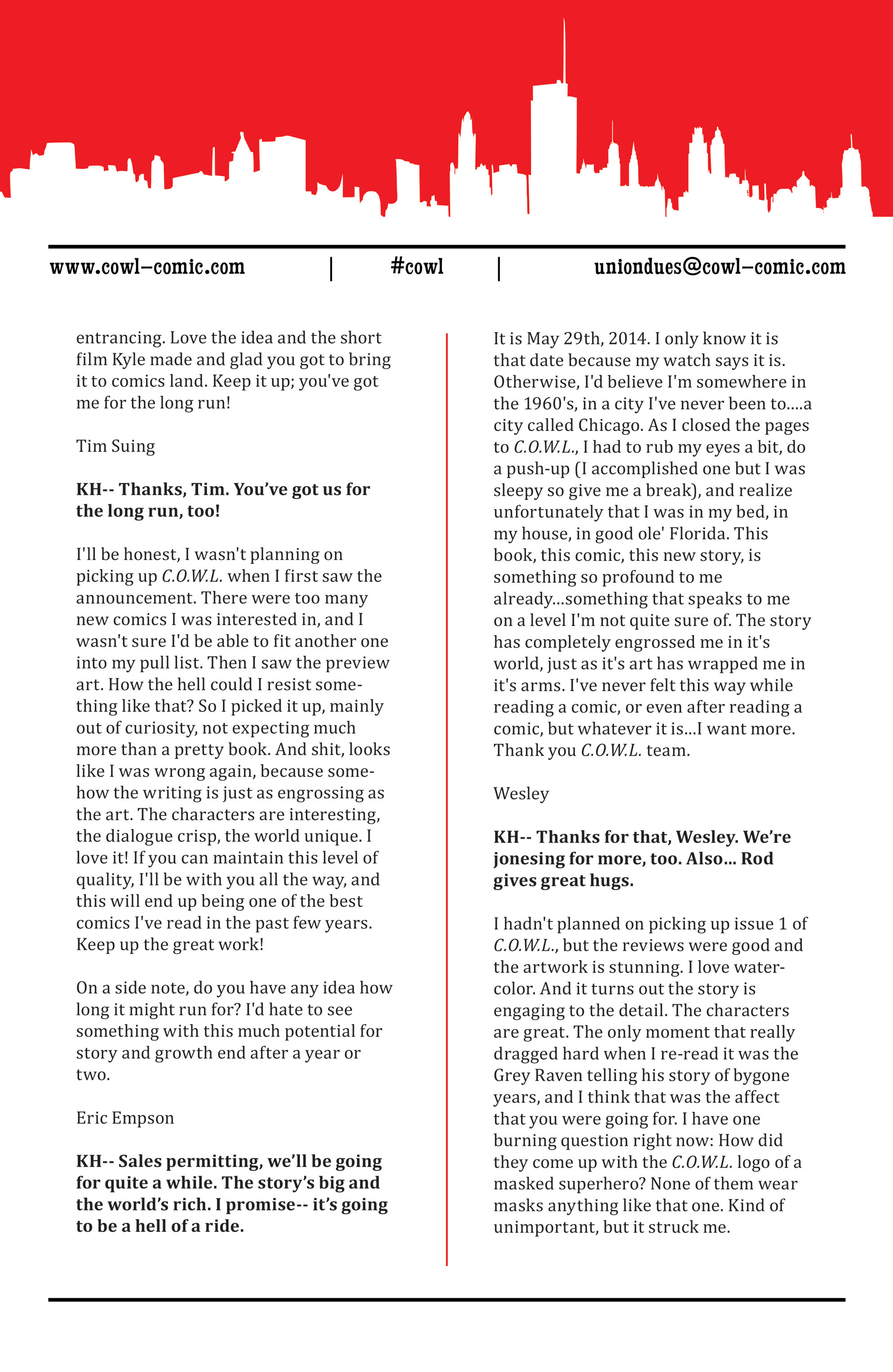 Read online C.O.W.L. comic -  Issue #2 - 27