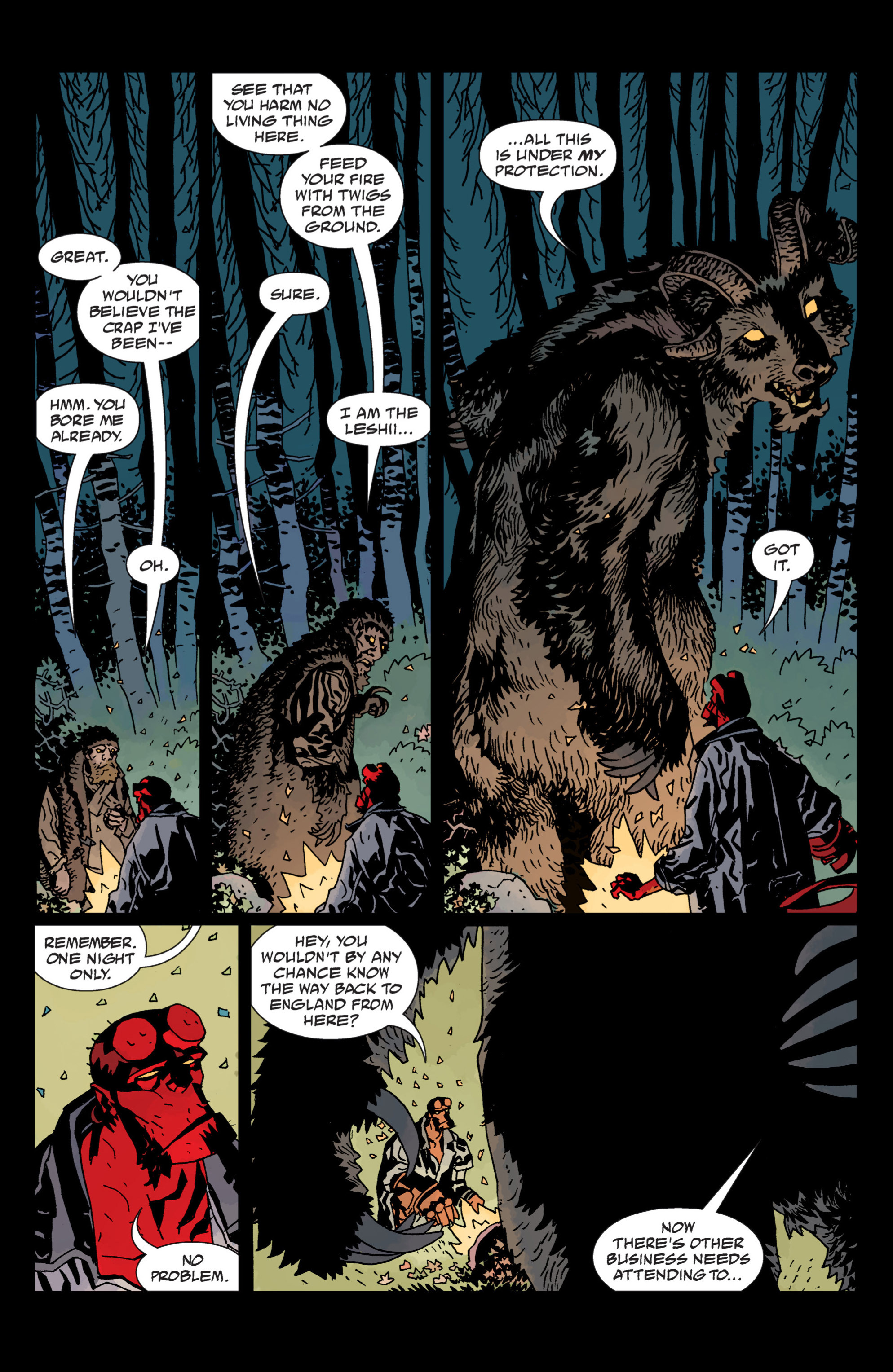 Read online Hellboy comic -  Issue #8 - 73