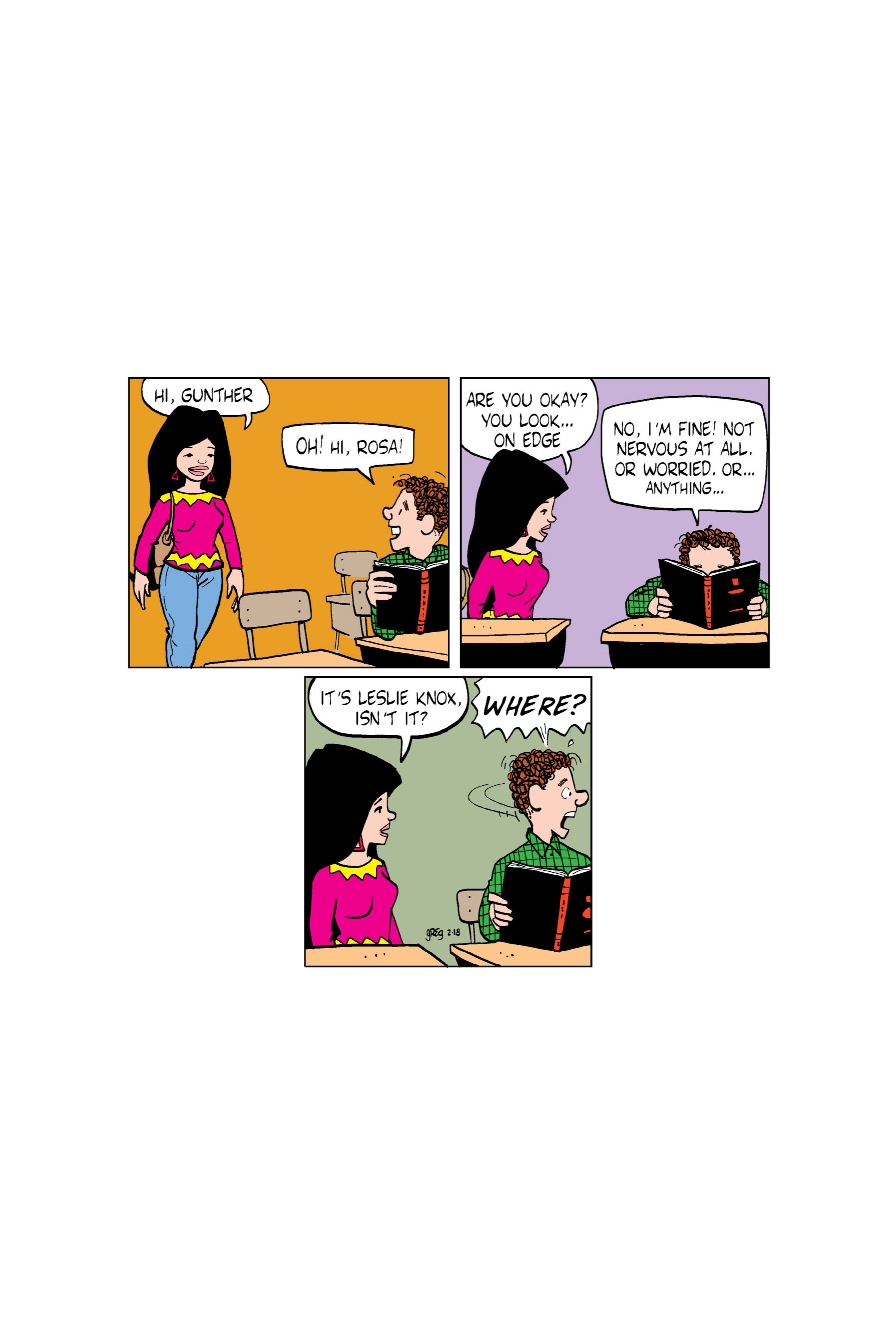 Read online Luann: Stress   Hormones = High School comic -  Issue # TPB - 51