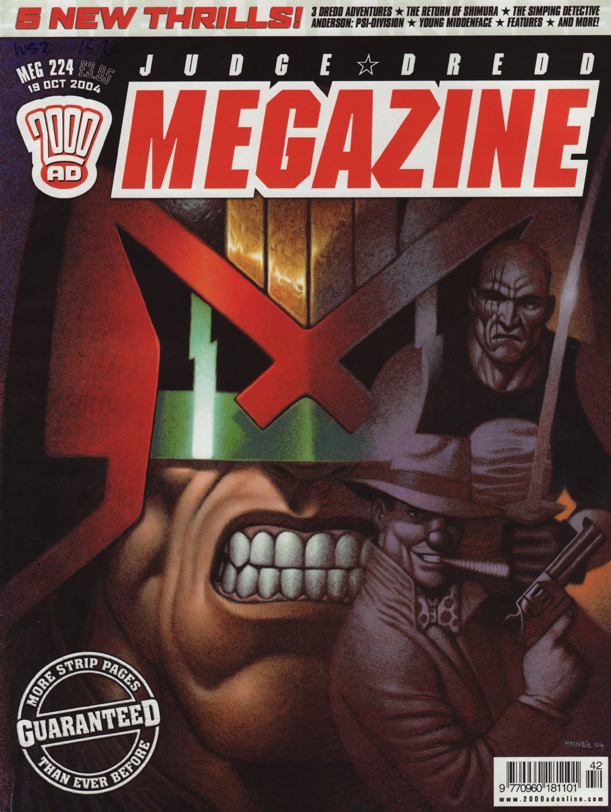 Read online Judge Dredd Megazine (Vol. 5) comic -  Issue #224 - 1