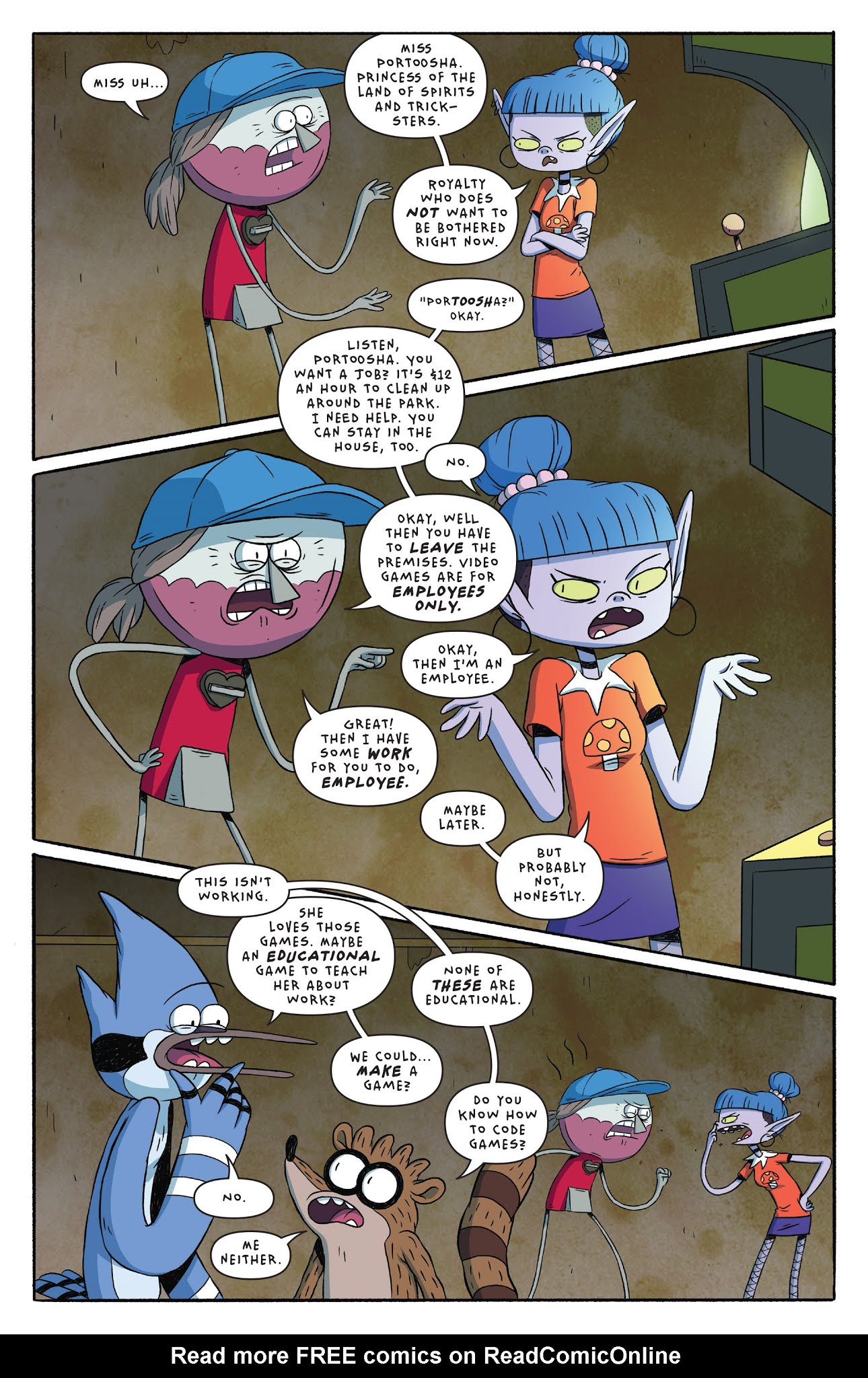 Read online Regular Show: 25 Years Later comic -  Issue #4 - 13