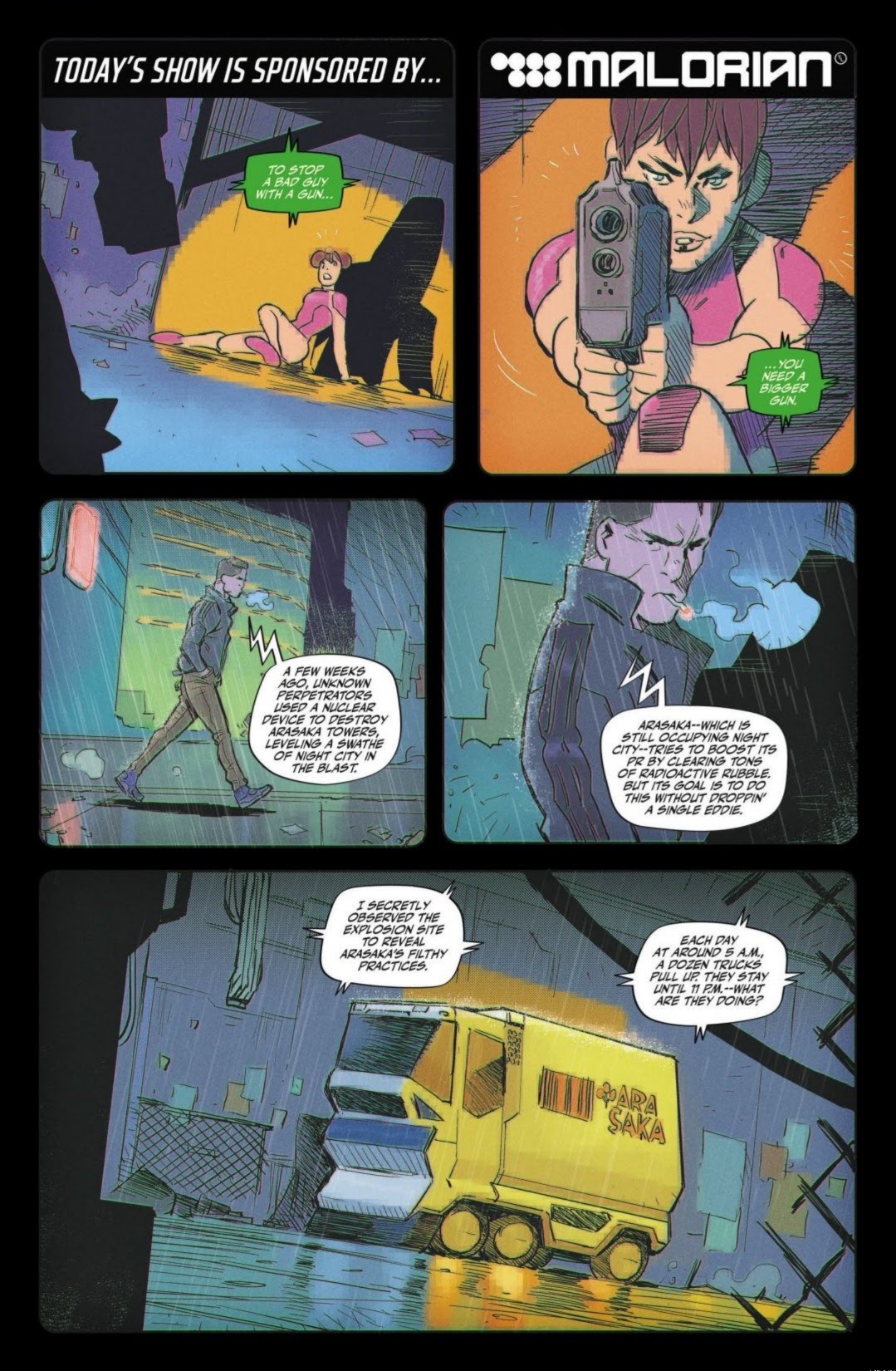 Read online Cyberpunk 2077: Where’s Johnny comic -  Issue #1 - 4