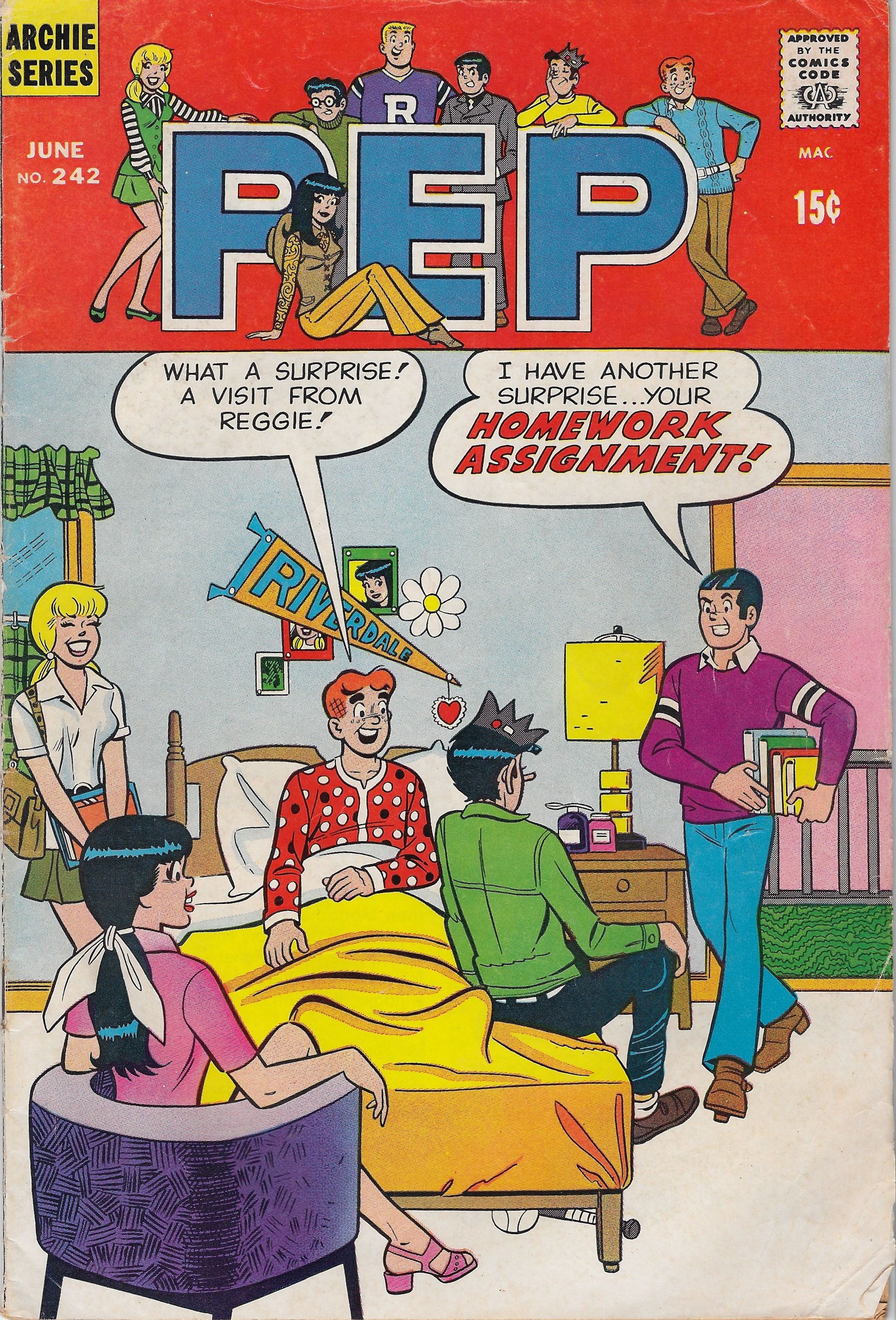 Read online Pep Comics comic -  Issue #242 - 1