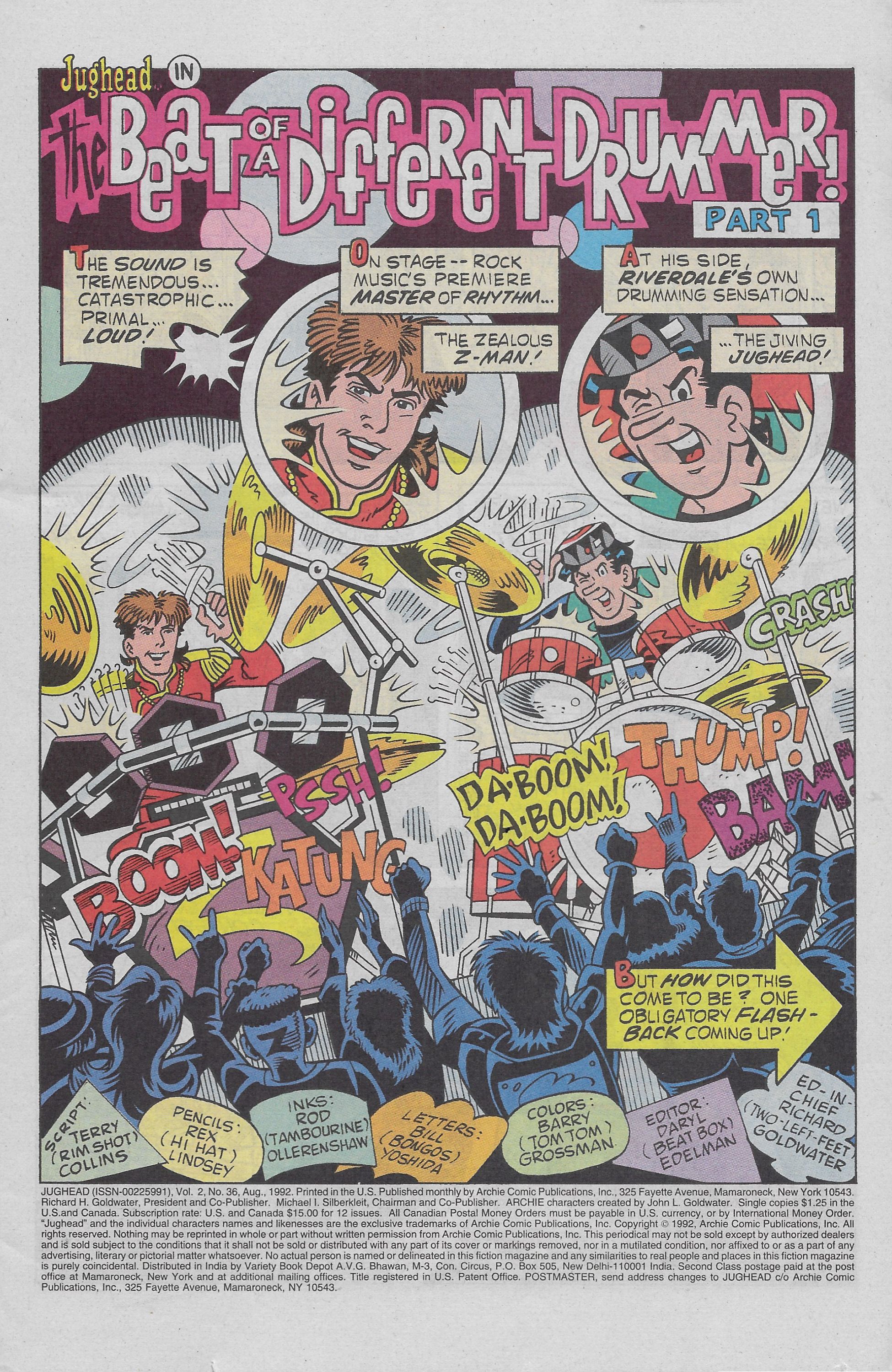 Read online Jughead (1987) comic -  Issue #36 - 3