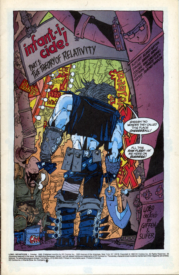 Read online Lobo: Infanticide comic -  Issue #1 - 2