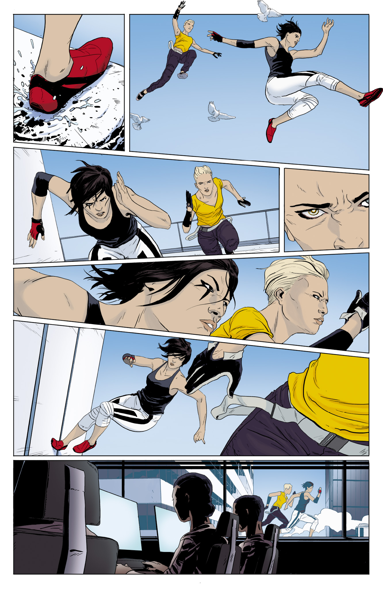 Read online Mirror's Edge: Exordium comic -  Issue #1 - 22