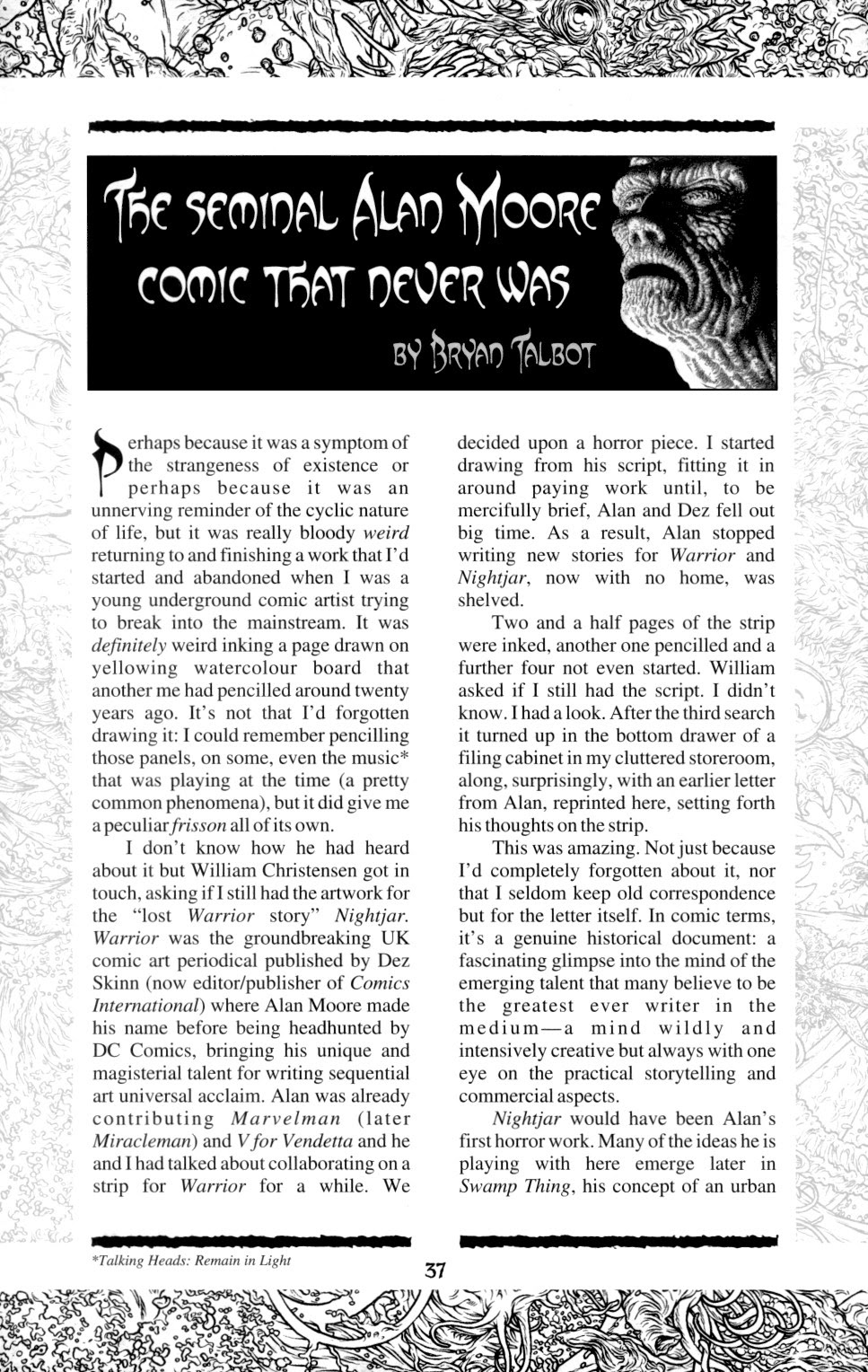 Alan Moore's Yuggoth Cultures and Other Growths issue 1 - Page 39