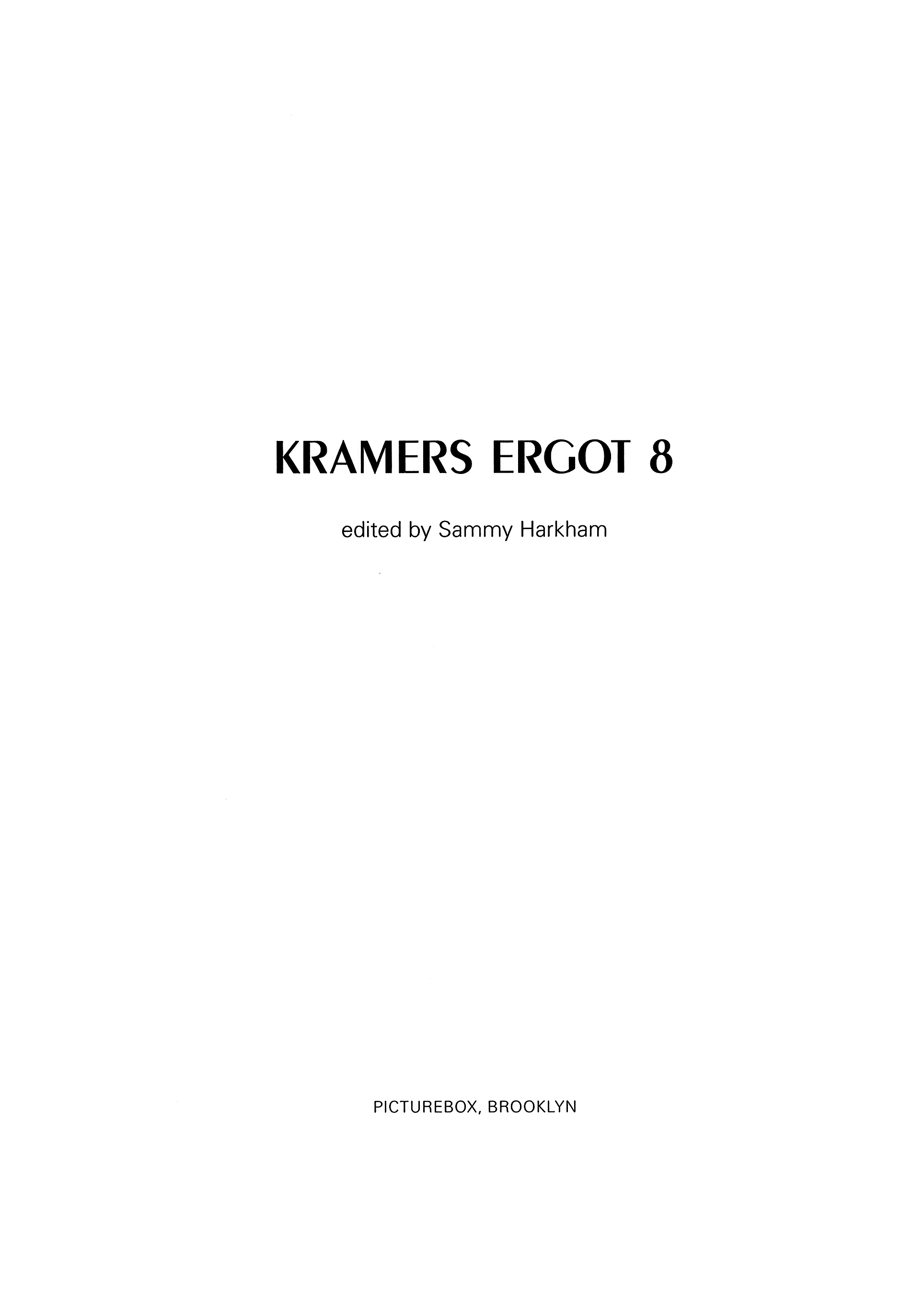 Read online Kramers Ergot comic -  Issue #8 - 11