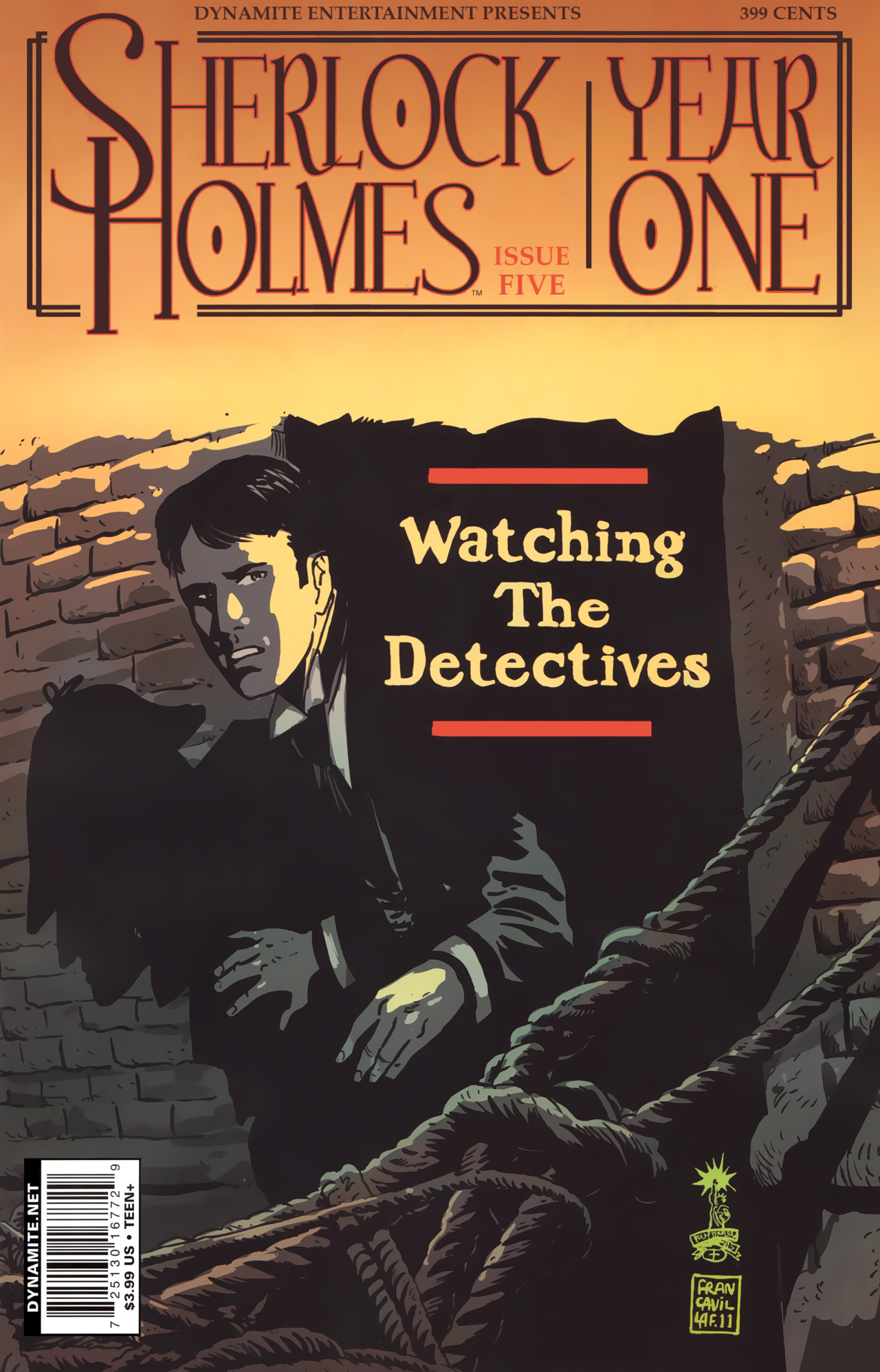 Read online Sherlock Holmes: Year One comic -  Issue #5 - 1