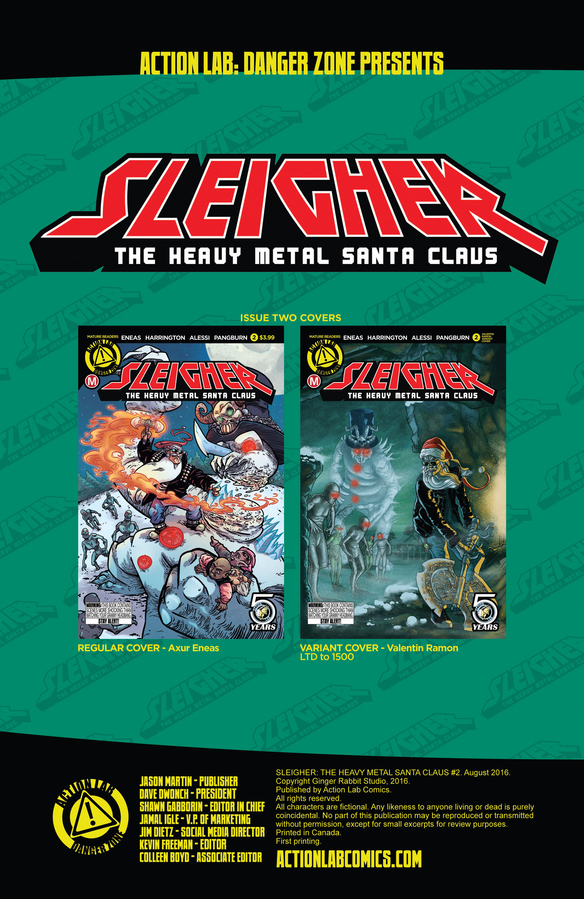 Read online Sleigher comic -  Issue #2 - 2