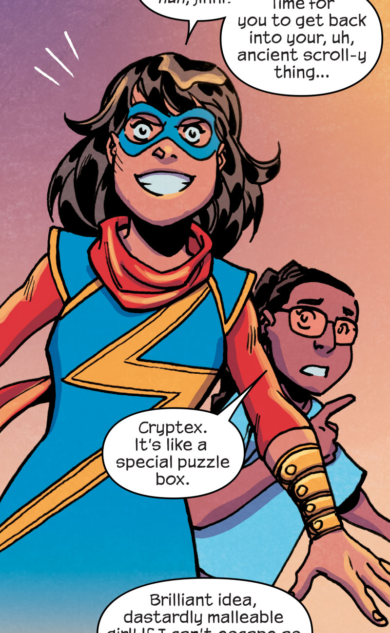 Read online Ms. Marvel: Bottled Up Infinity Comic comic -  Issue # Full - 34
