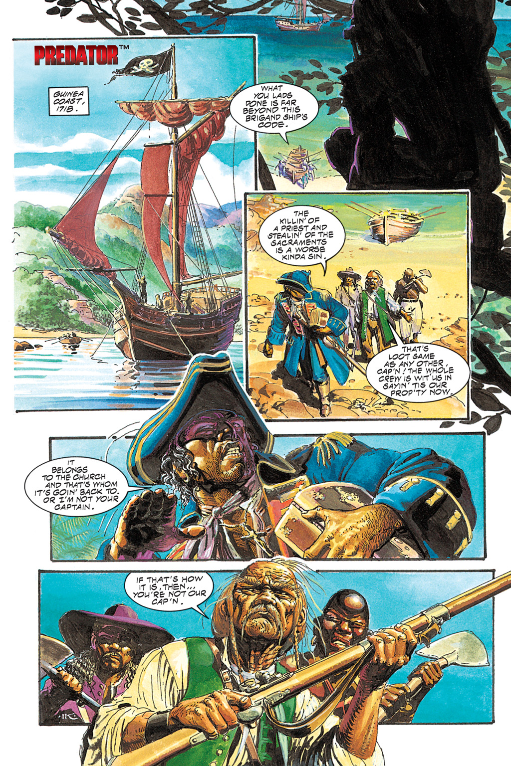 Read online Predator: Hell Come a Walkin'/1718 comic -  Issue # Full - 46