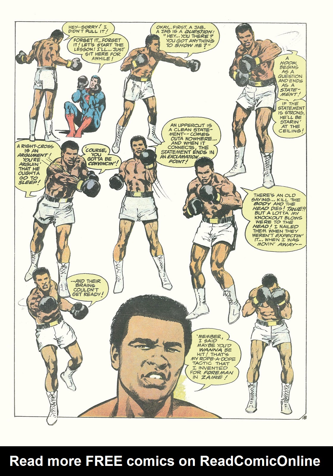 Read online Superman vs Muhammad Ali (1978) comic -  Issue # Full - 18