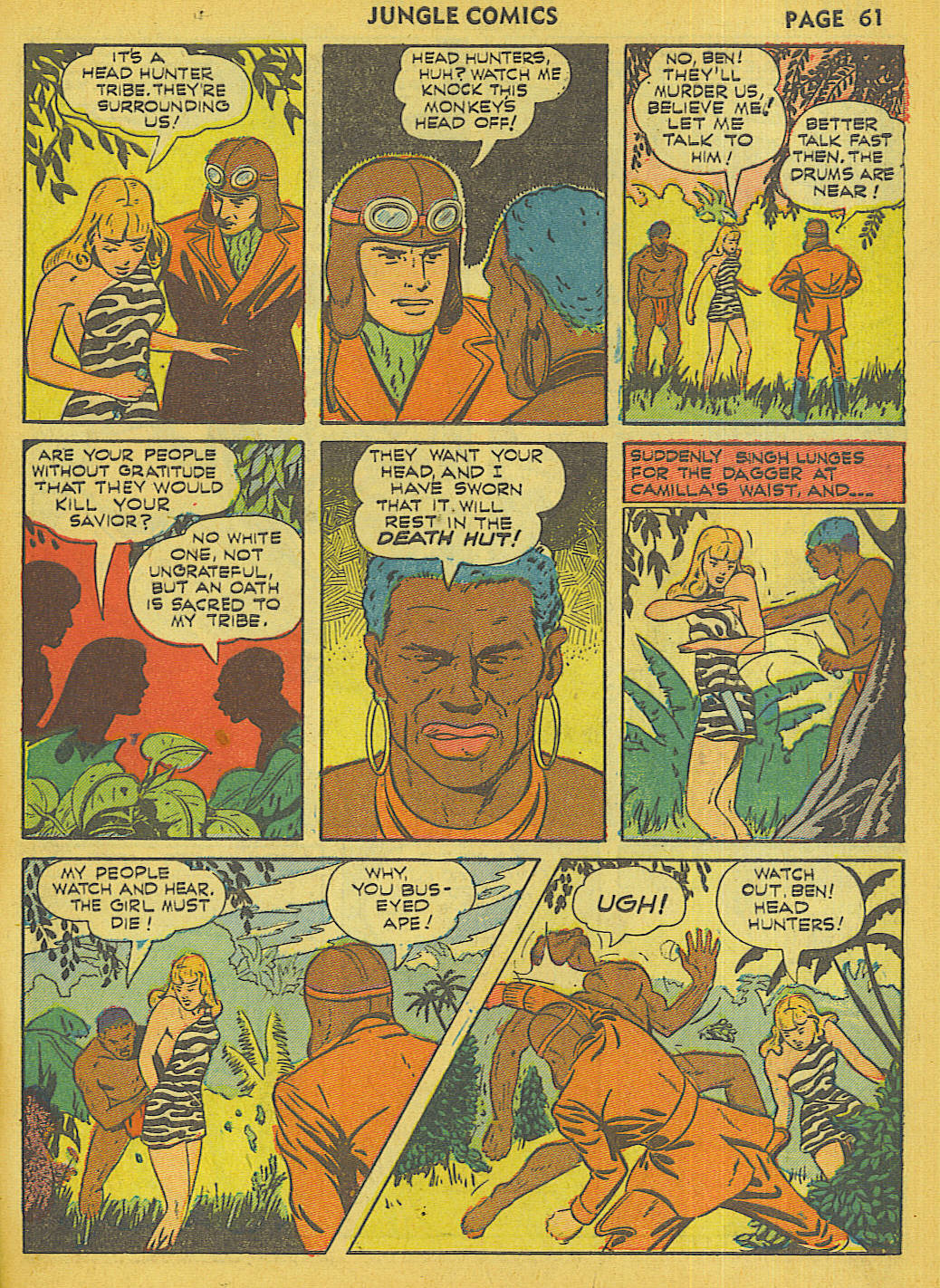 Read online Jungle Comics comic -  Issue #27 - 63