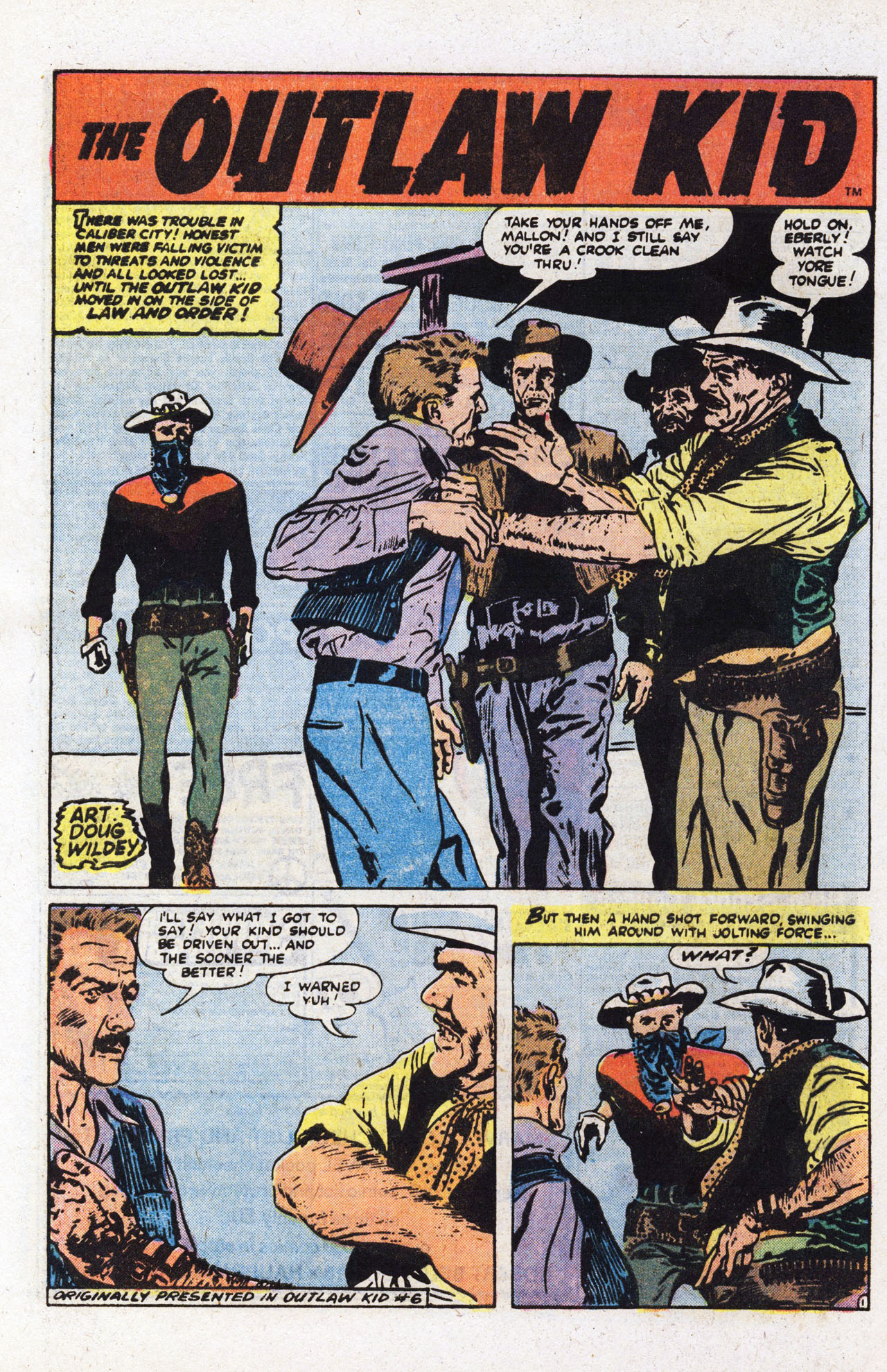 Read online The Outlaw Kid (1970) comic -  Issue #22 - 28