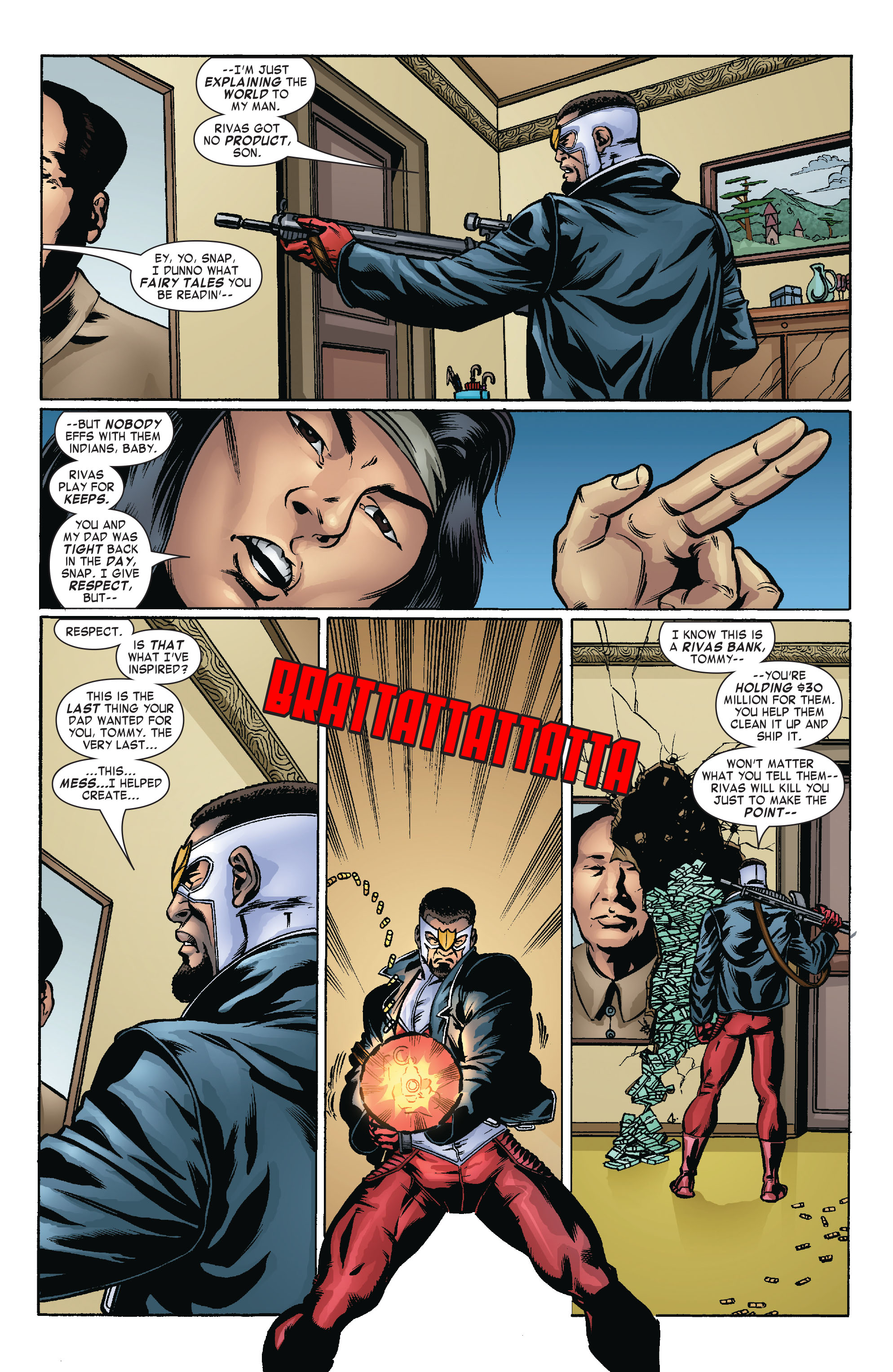 Read online Captain America & the Falcon comic -  Issue #8 - 9