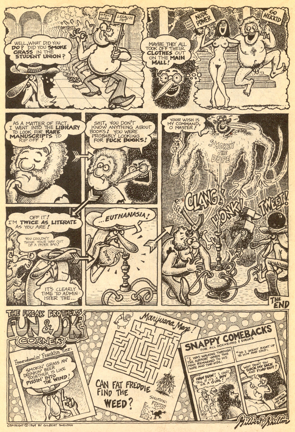 Read online The Fabulous Furry Freak Brothers comic -  Issue #1 - 17