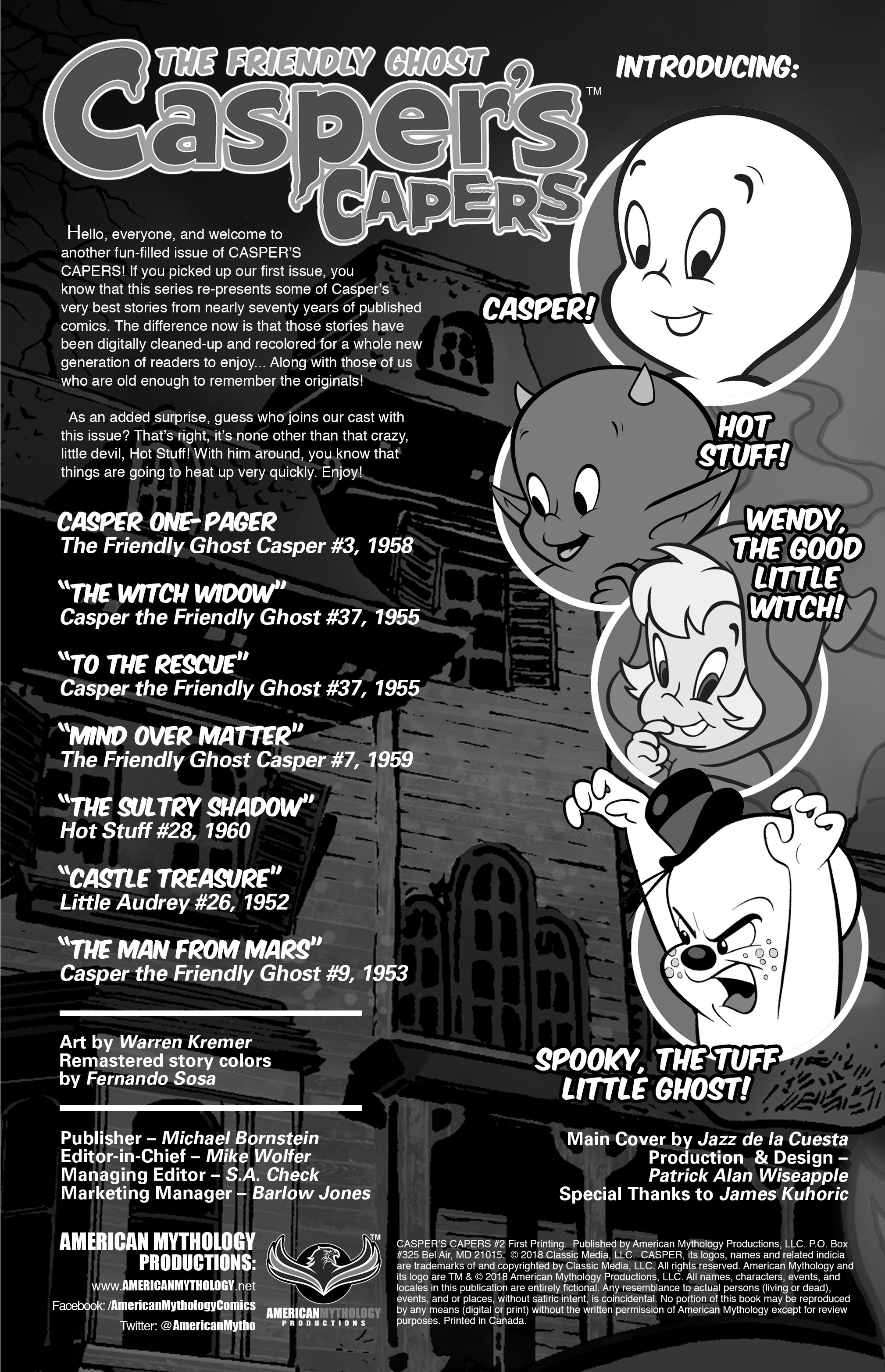 Read online Casper's Capers comic -  Issue #2 - 2