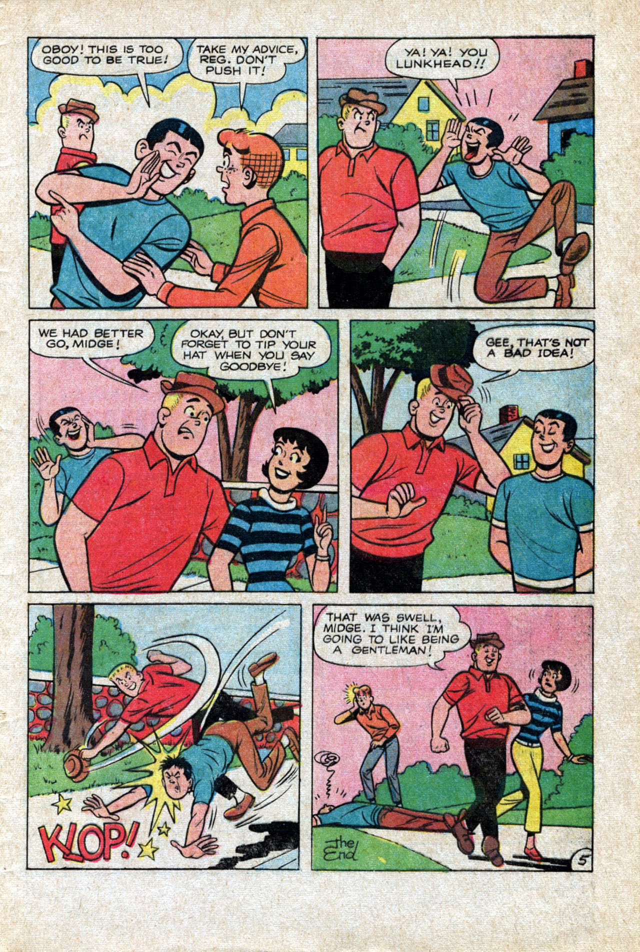 Read online Reggie and Me (1966) comic -  Issue #21 - 33