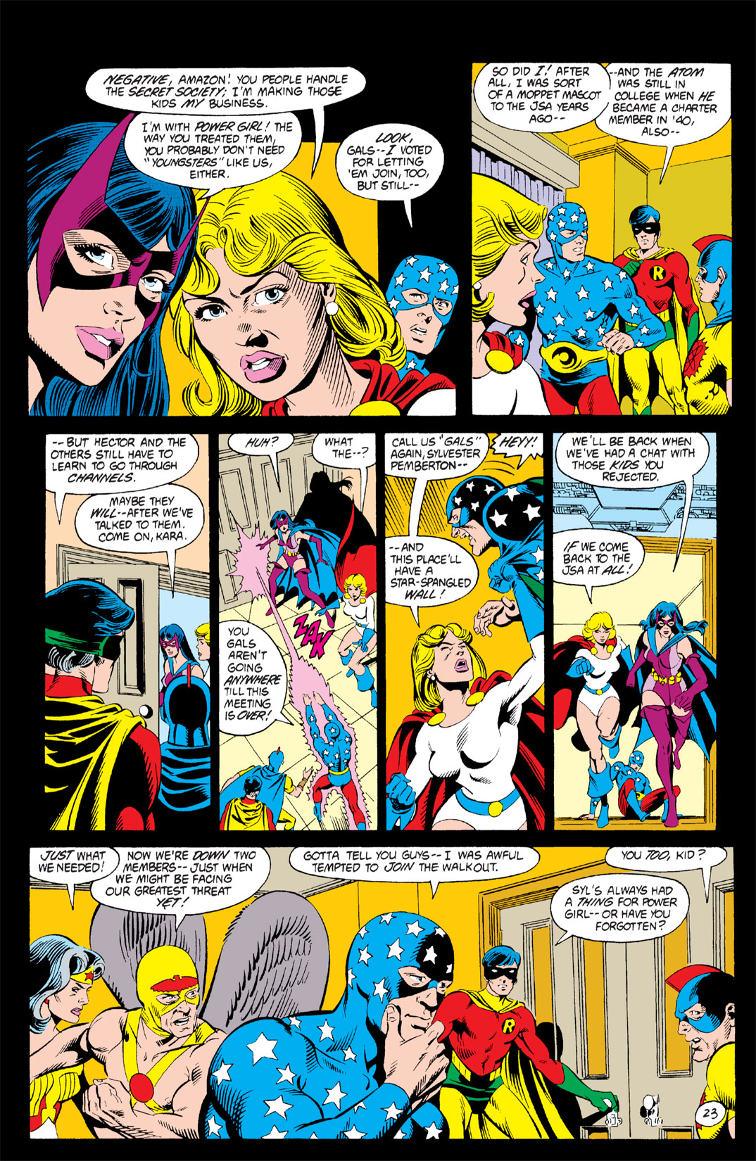 Read online Infinity Inc. (1984) comic -  Issue #1 - 23