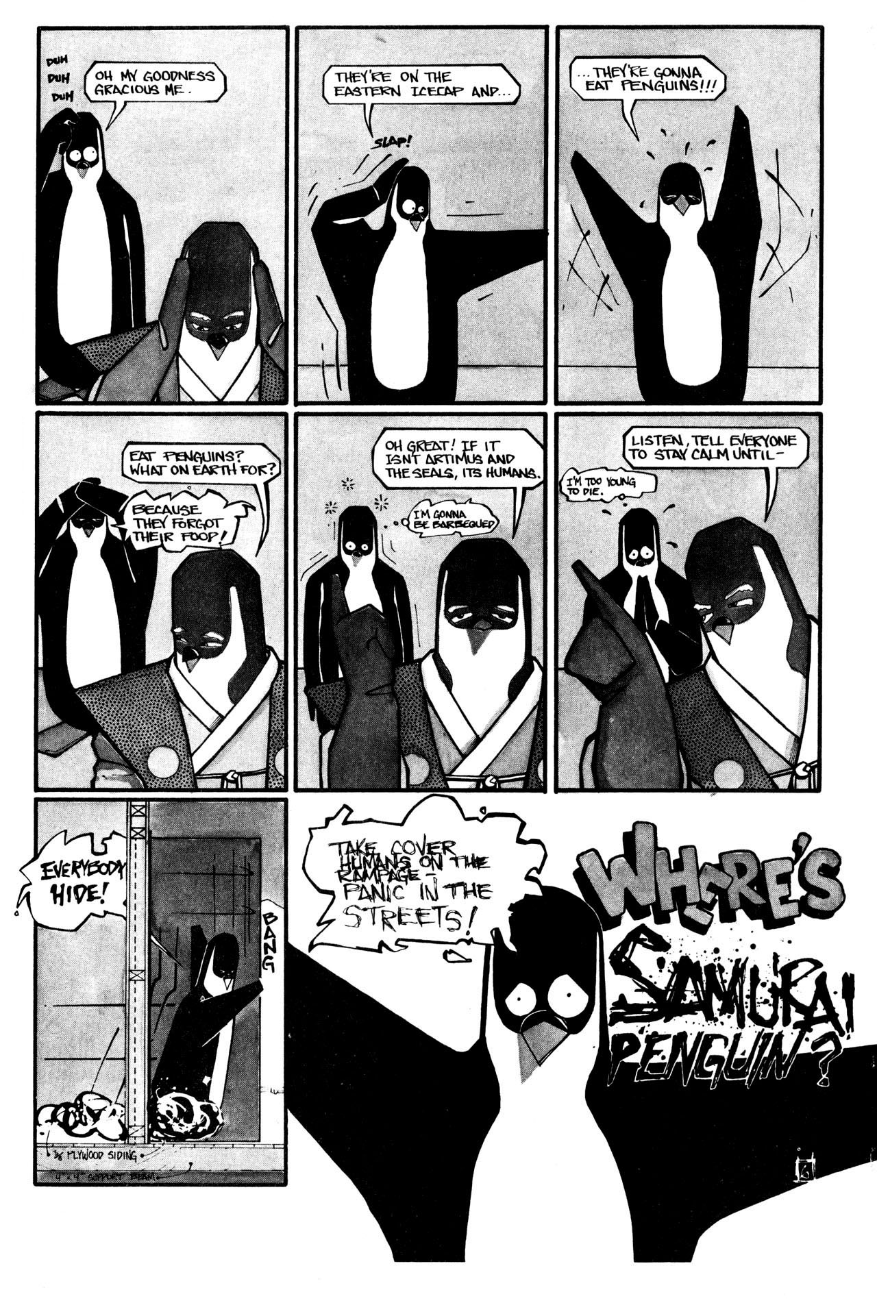 Read online Samurai Penguin comic -  Issue #3 - 8