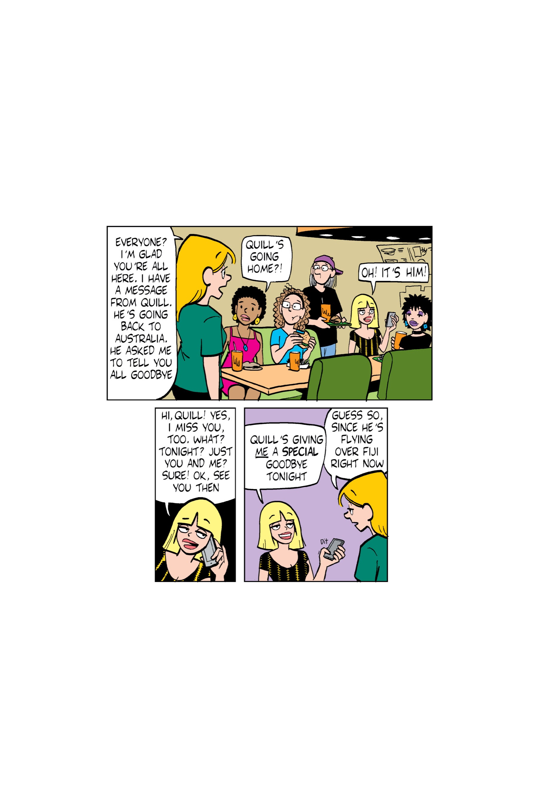 Read online Luann: Stress   Hormones = High School comic -  Issue # TPB - 76