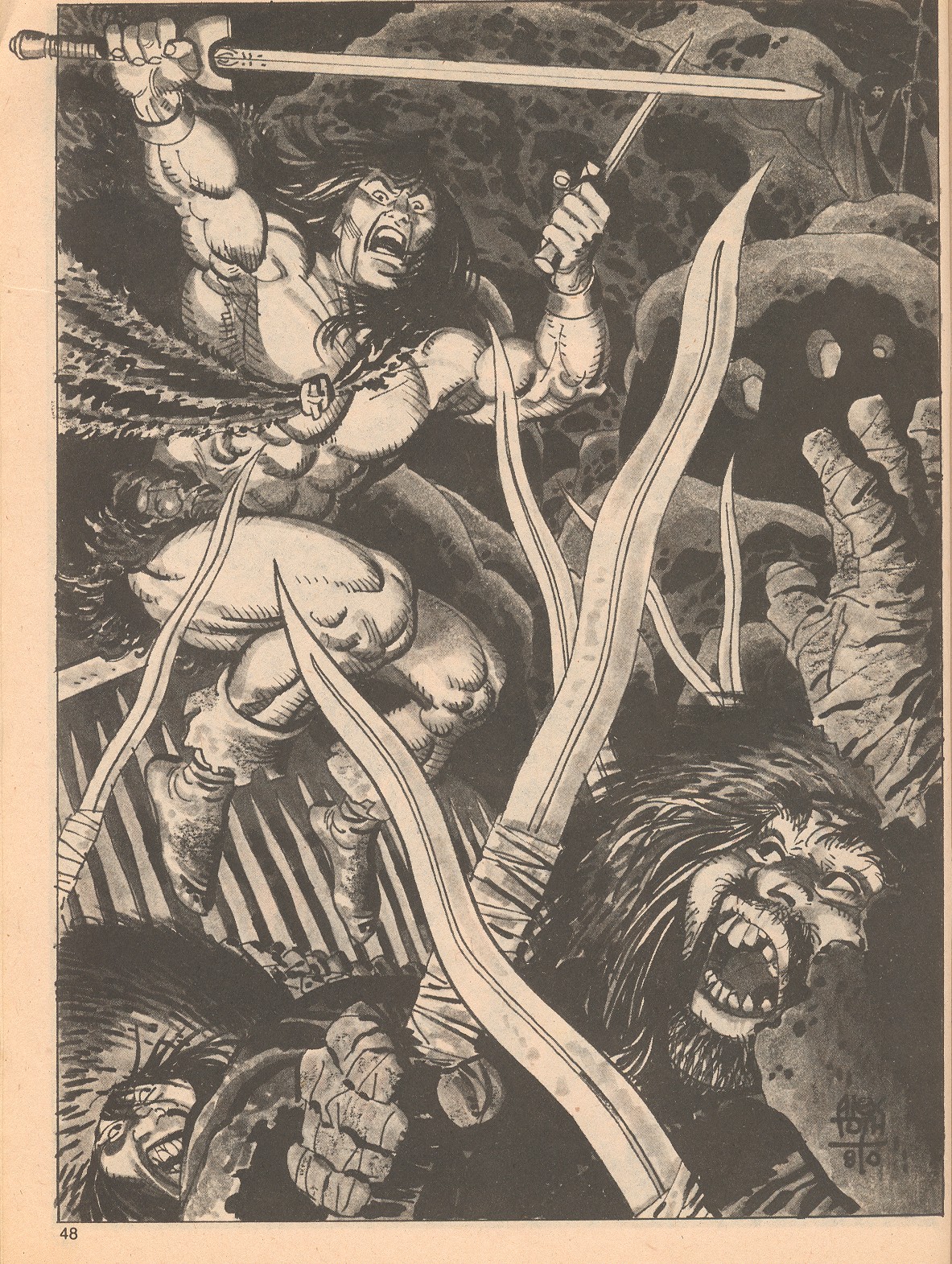 Read online The Savage Sword Of Conan comic -  Issue #64 - 48