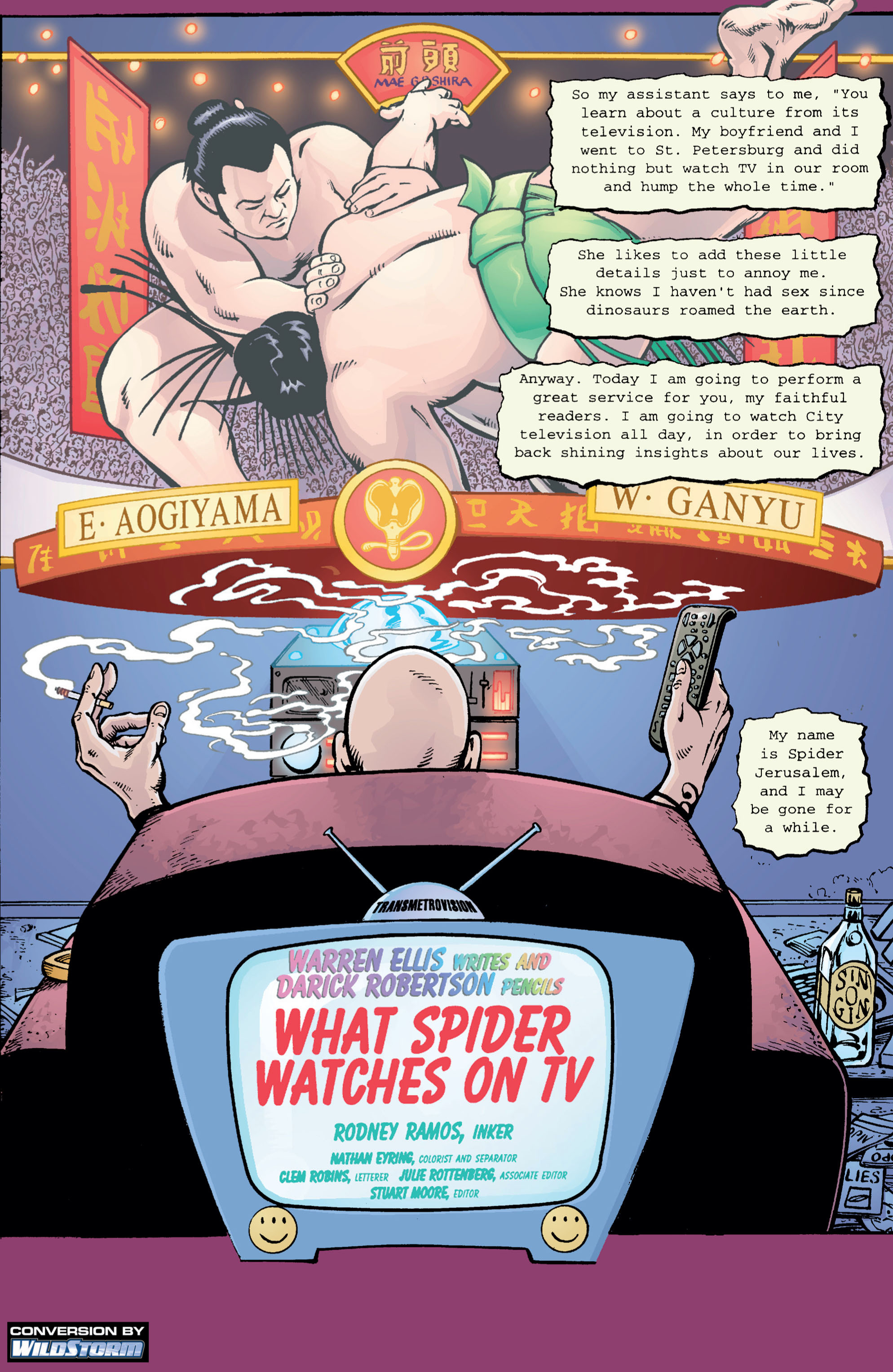 Read online Transmetropolitan comic -  Issue #5 - 2