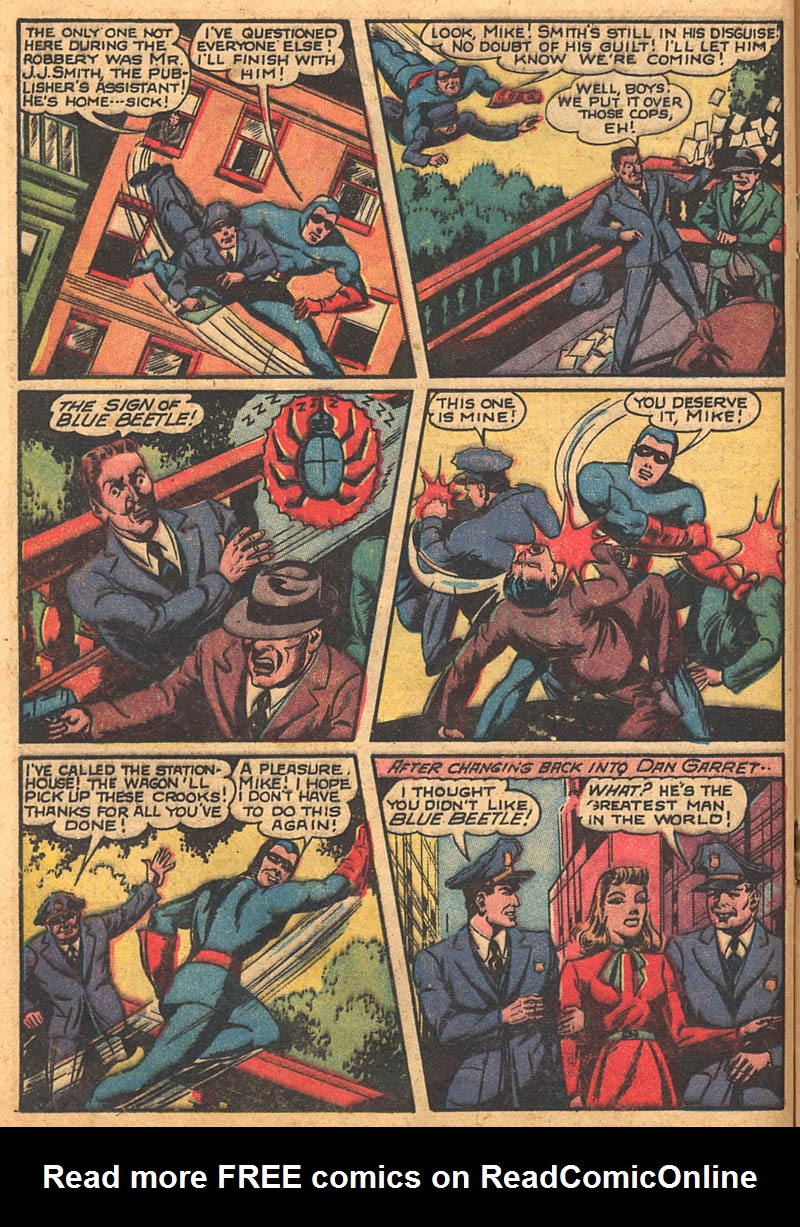 Read online The Blue Beetle comic -  Issue #41 - 22