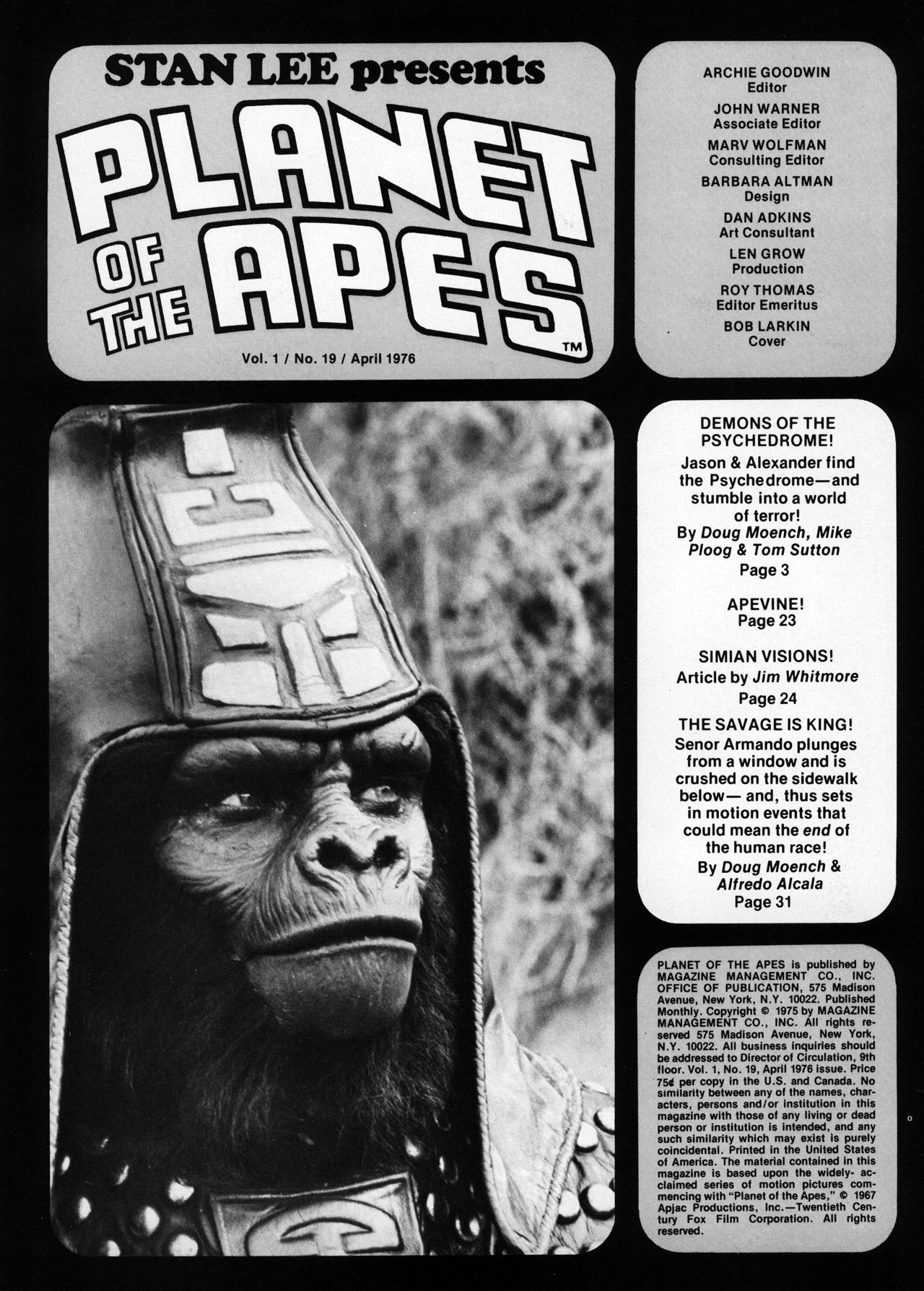 Read online Planet of the Apes comic -  Issue #19 - 2