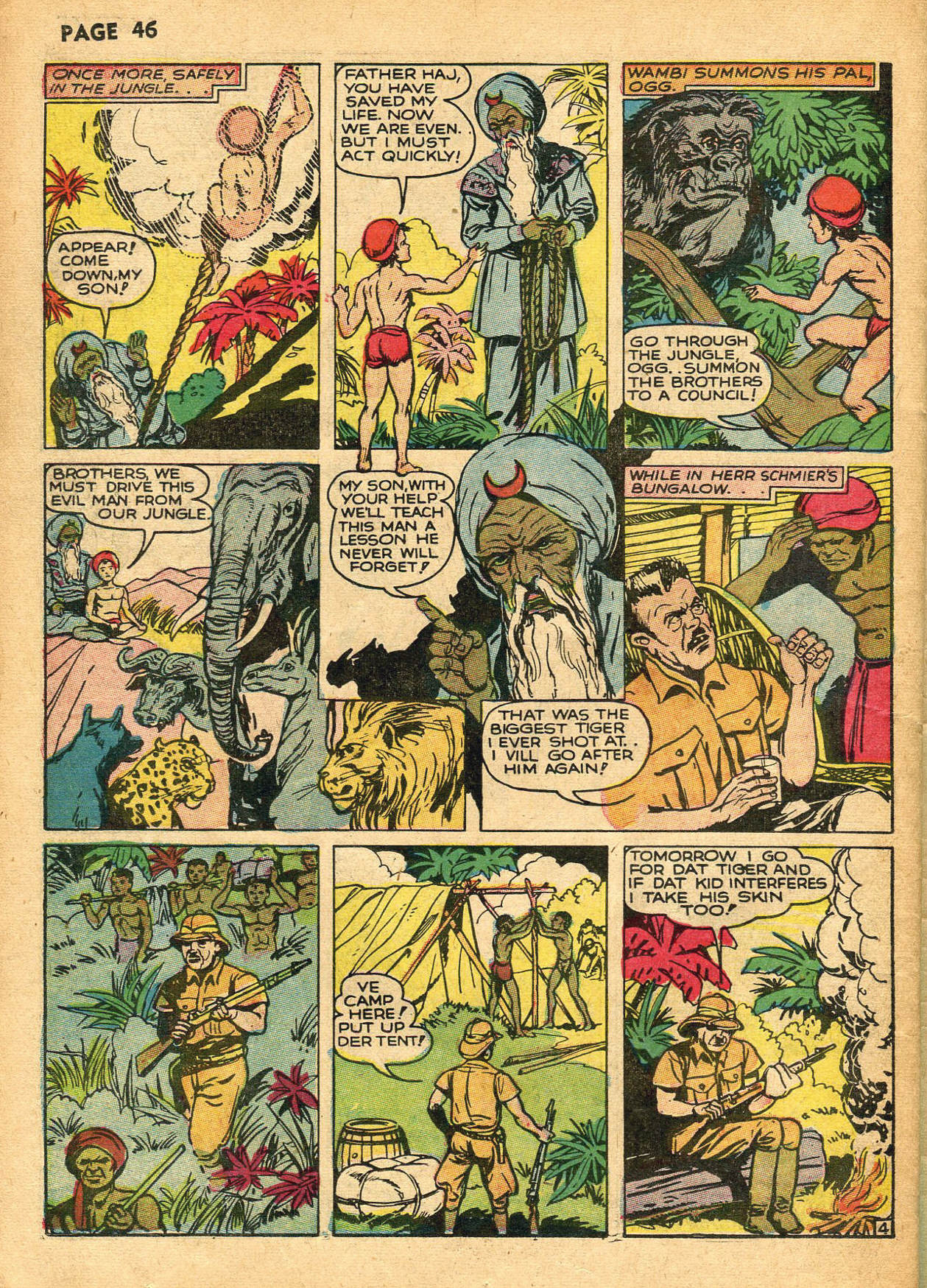 Read online Wambi Jungle Boy comic -  Issue #1 - 49