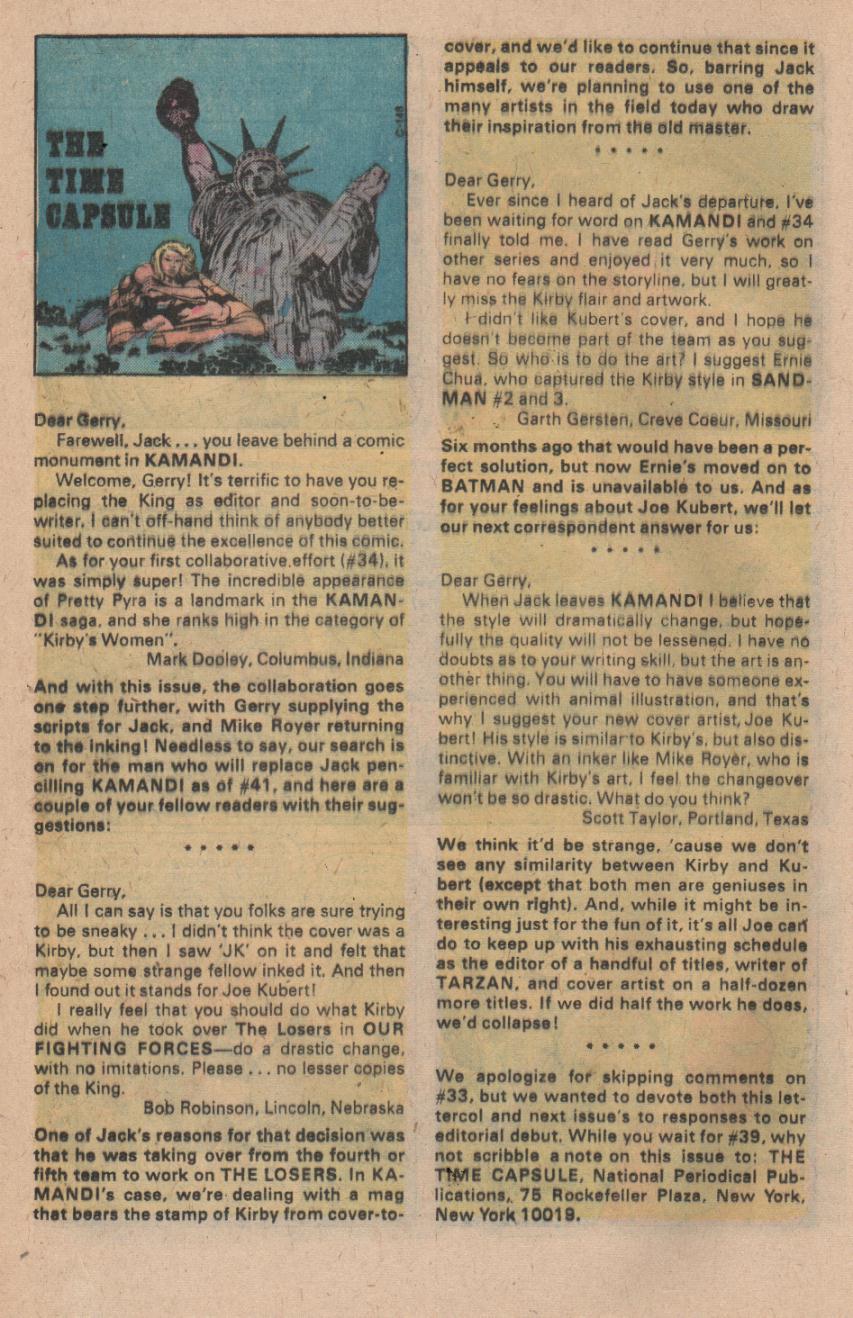 Read online Kamandi, The Last Boy On Earth comic -  Issue #38 - 12