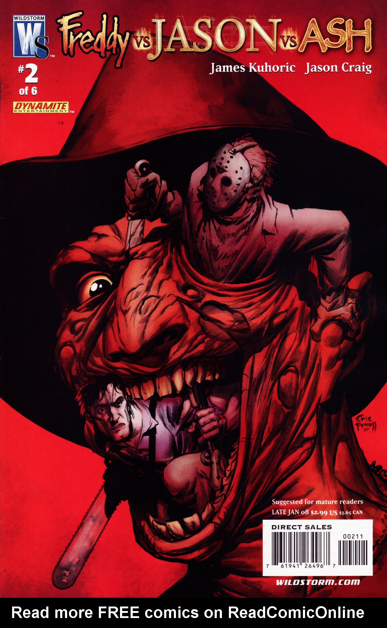 Read online Freddy Vs Jason Vs Ash comic -  Issue #2 - 1