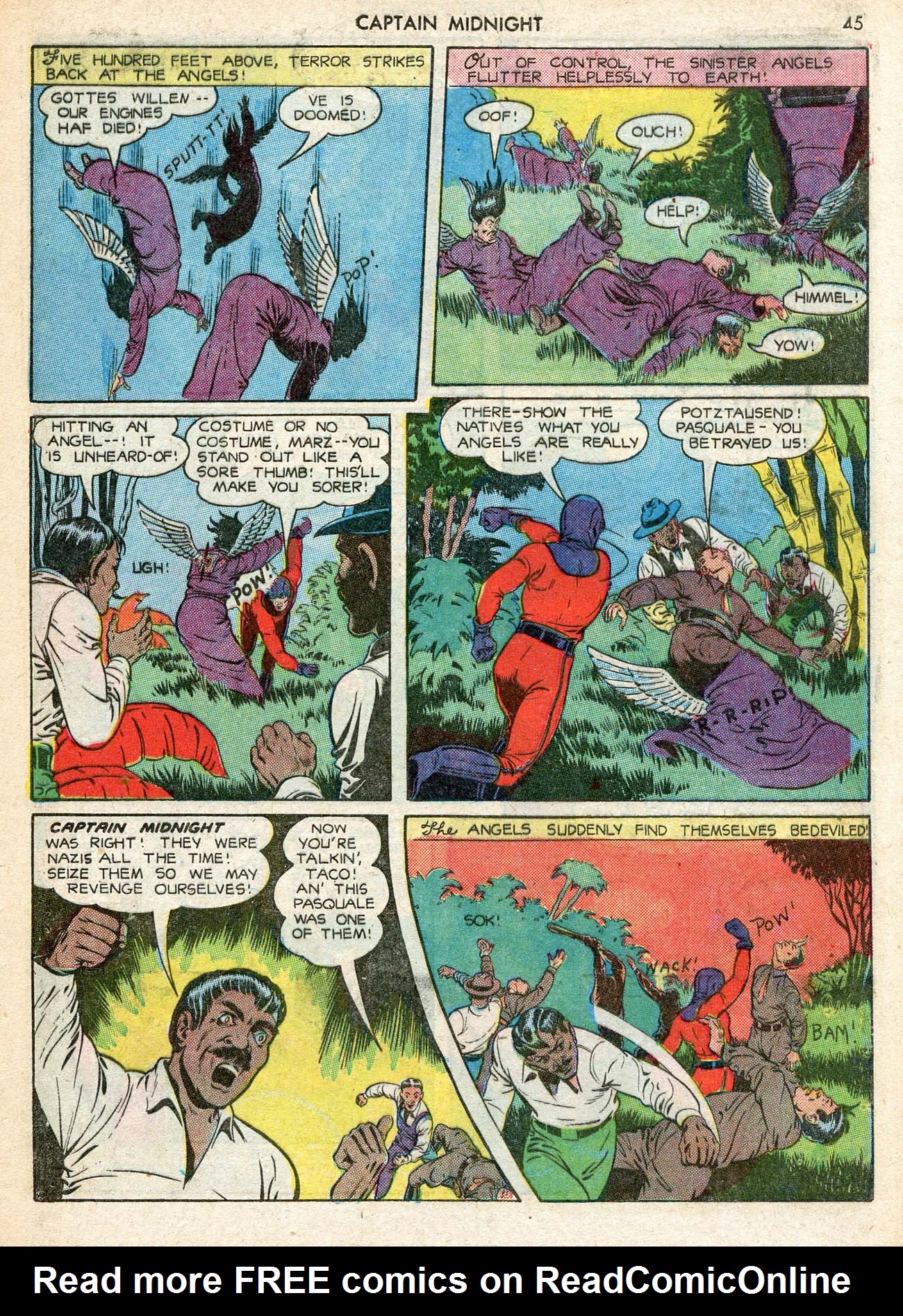 Read online Captain Midnight (1942) comic -  Issue #12 - 45