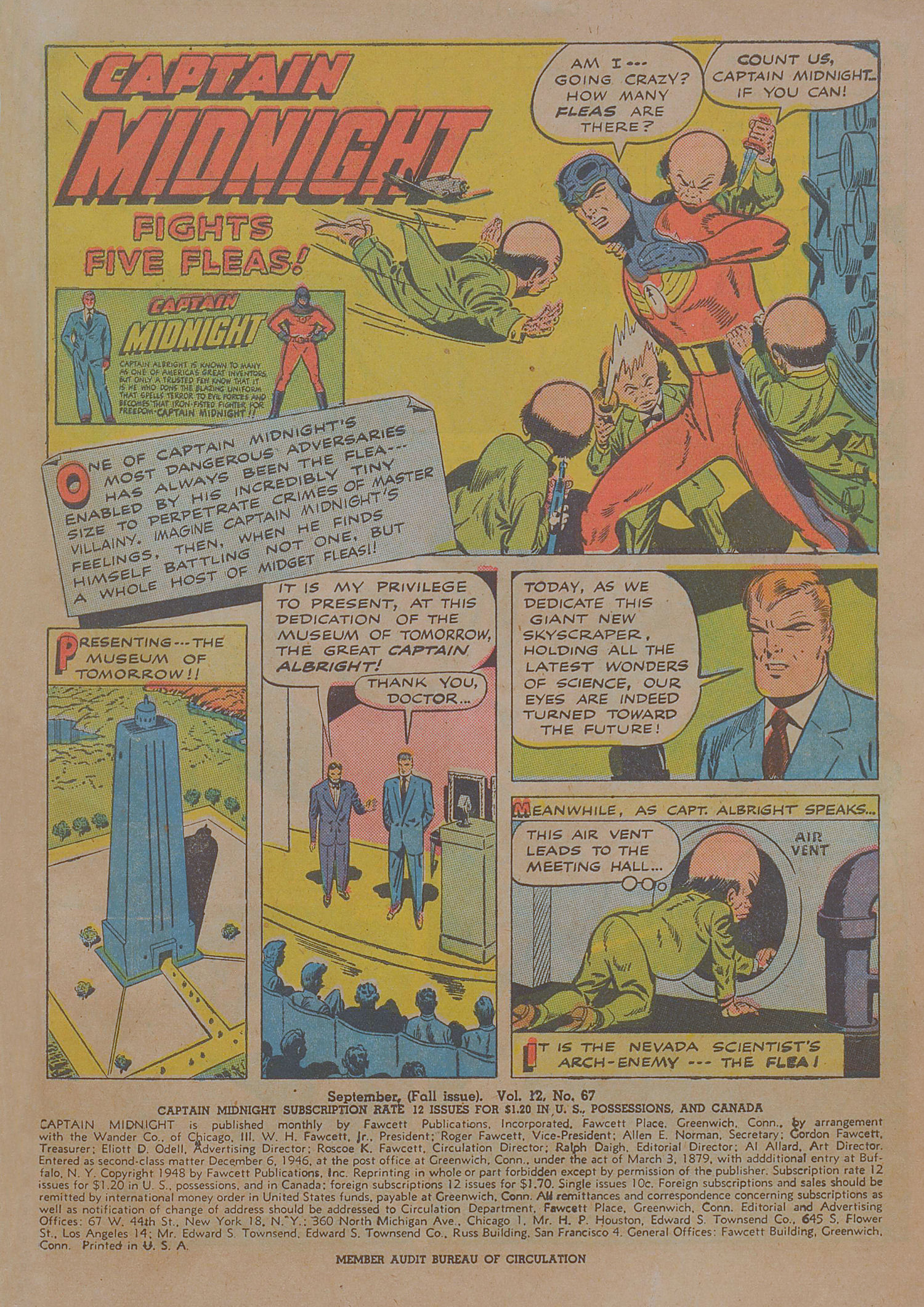 Read online Captain Midnight (1942) comic -  Issue #67 - 3