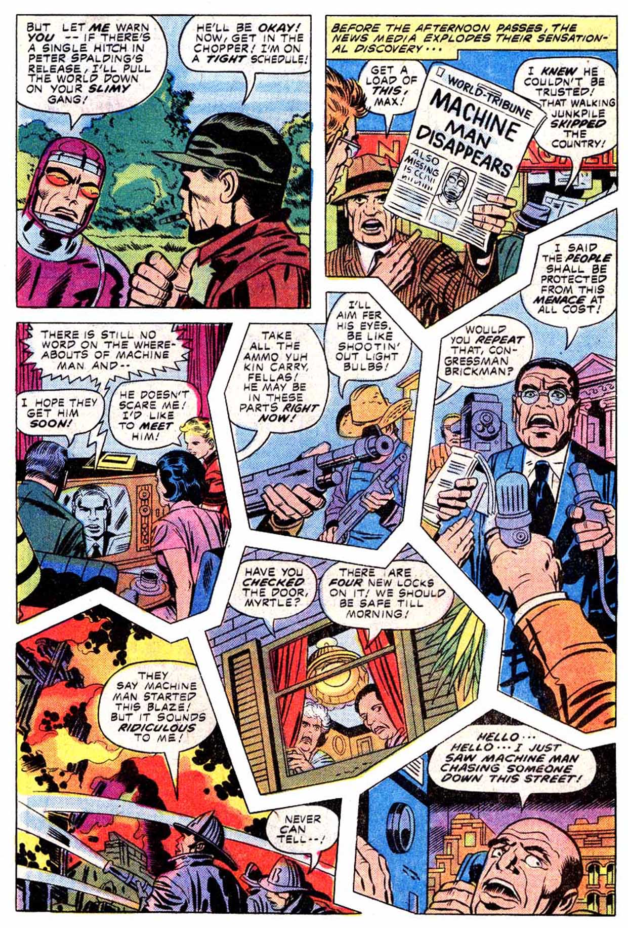 Read online Machine Man (1978) comic -  Issue #7 - 14