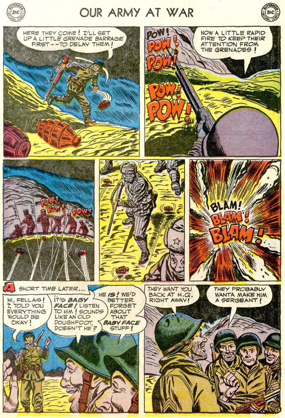 Read online Our Army at War (1952) comic -  Issue #5 - 17