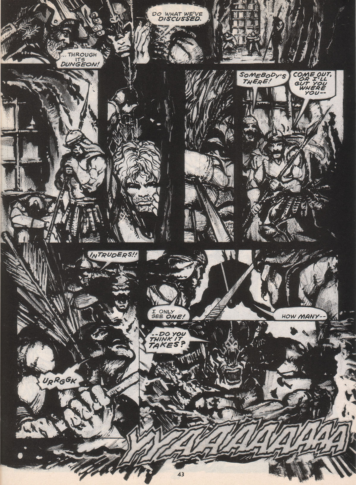 Read online The Savage Sword Of Conan comic -  Issue #222 - 44