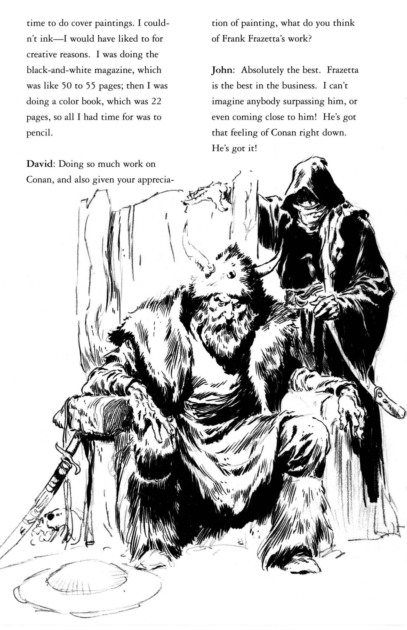 Read online John Buscema Sketchbook comic -  Issue # TPB - 54