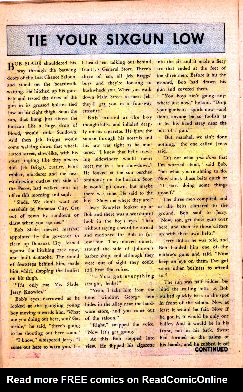 Read online Gunsmoke Western comic -  Issue #47 - 14