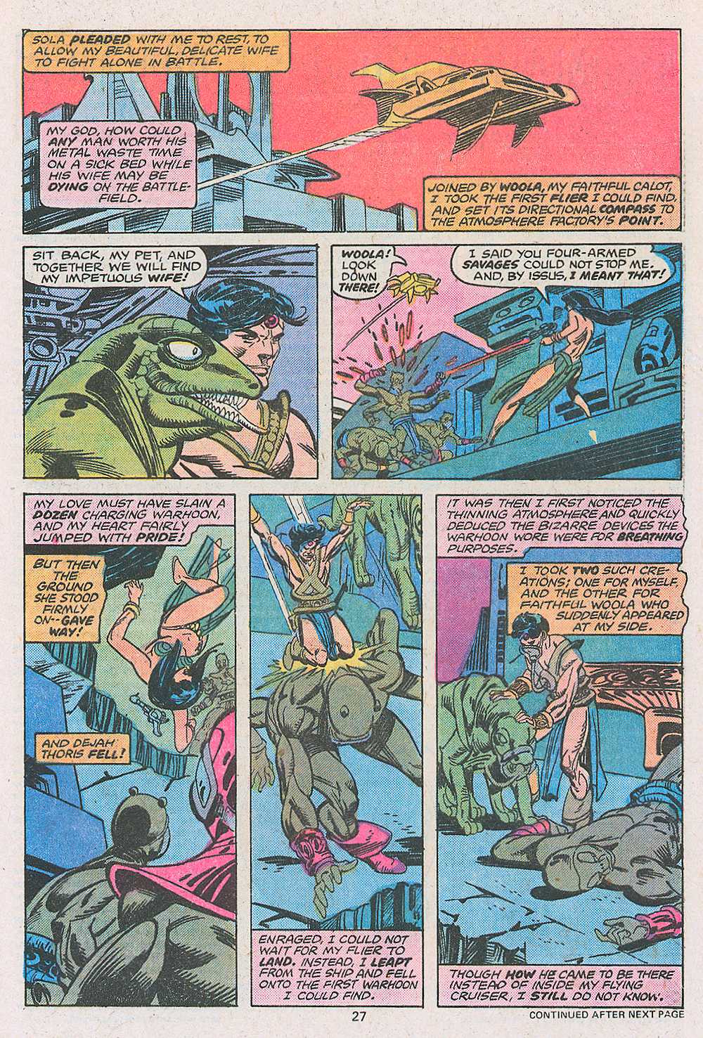 Read online John Carter Warlord of Mars comic -  Issue #7 - 29