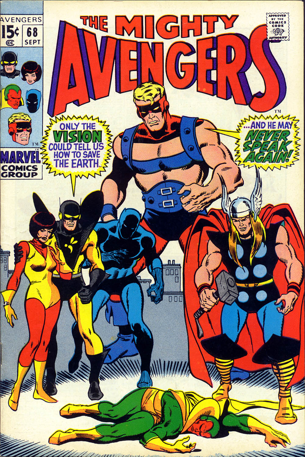 Read online The Avengers (1963) comic -  Issue #68 - 1